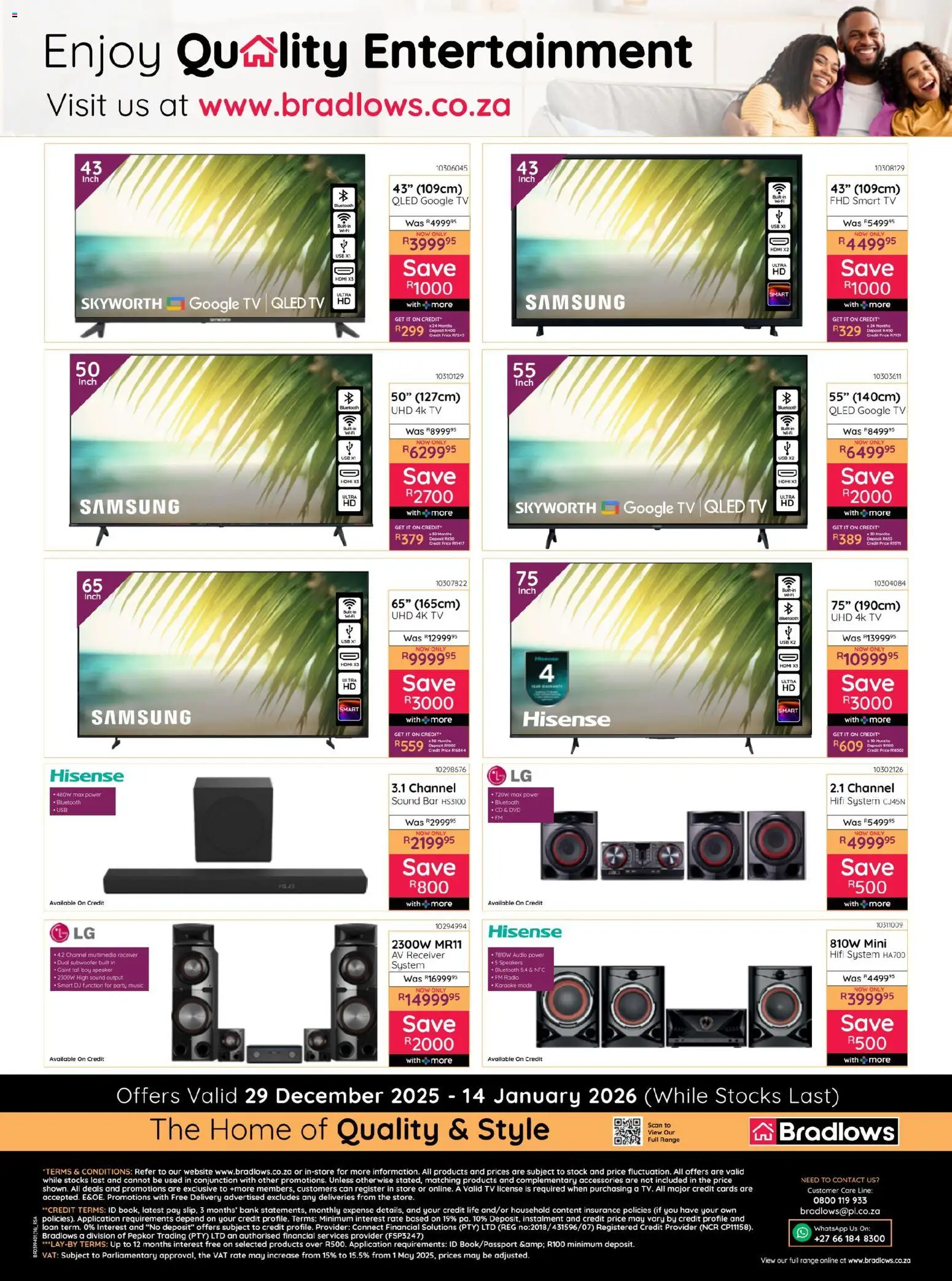 New Bradlows catalogue – valid from 29.12.2025 | Page: 10 | Products: Audio, Speaker, USB, Stock