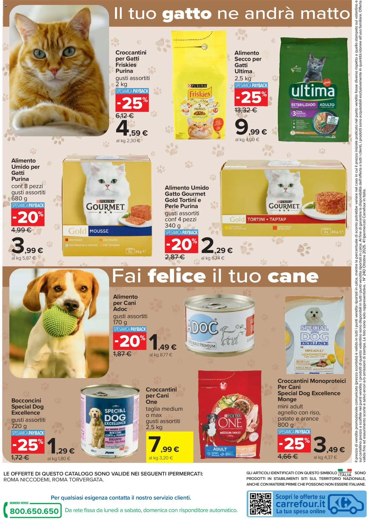Volantino Carrefour del 30.10.2025 | Pagina: 12 | Prodotti: Patate, Tacchino, Scaffale, Forno