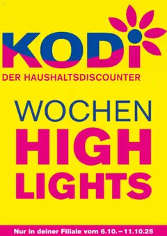 KODi Prospekt 	 ab 06.10.2025 gültig