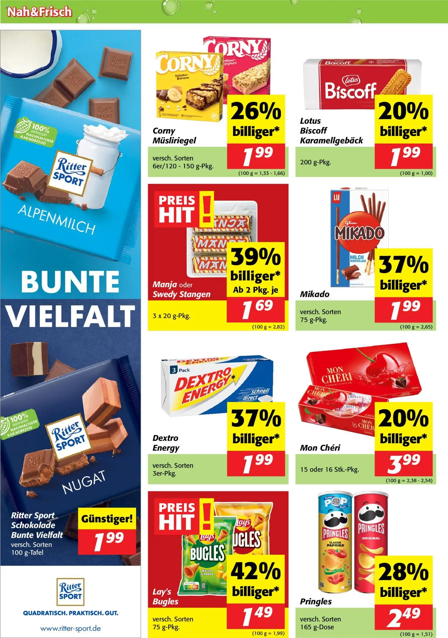 Nah und Frisch Flugblatt gültig ab 19.11.2025 | Seite: 6 | Produkte: Milch, Schokolade