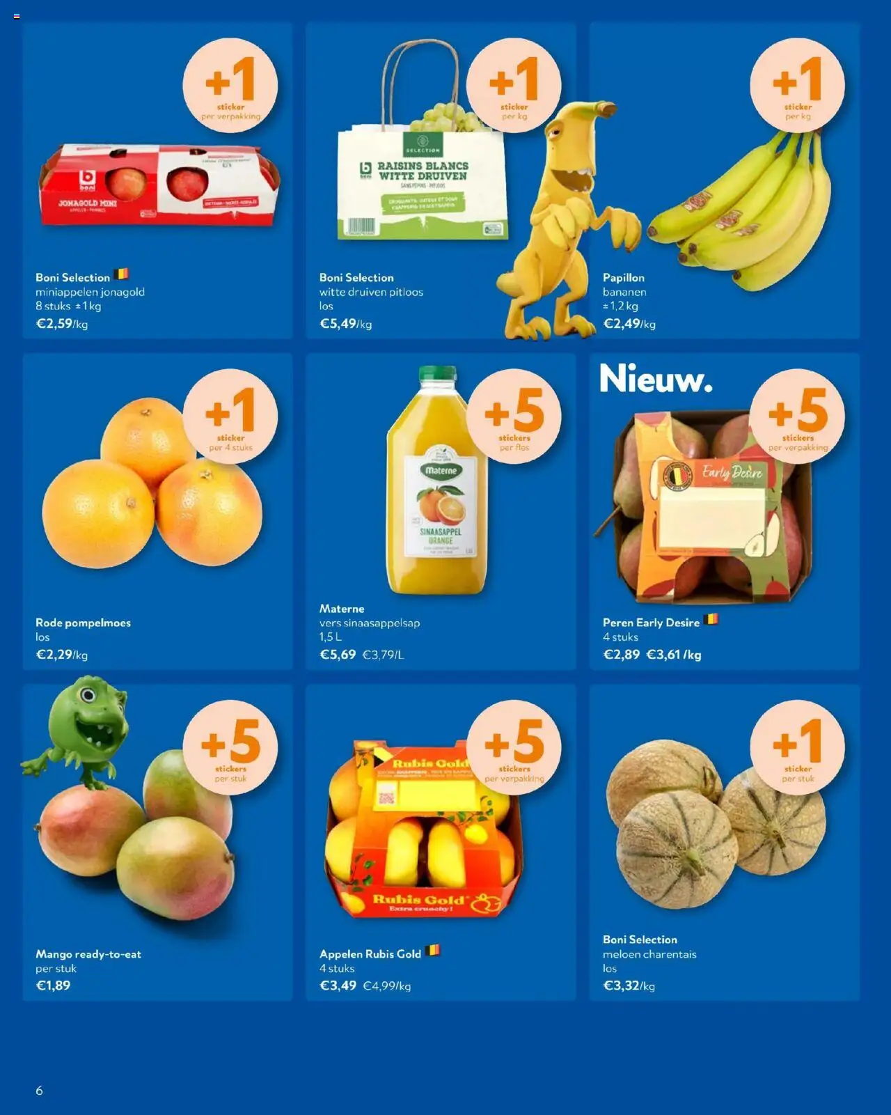 {H1} | Pagina: 6 | Producten: Fles, Appelen, Mango, Meloen