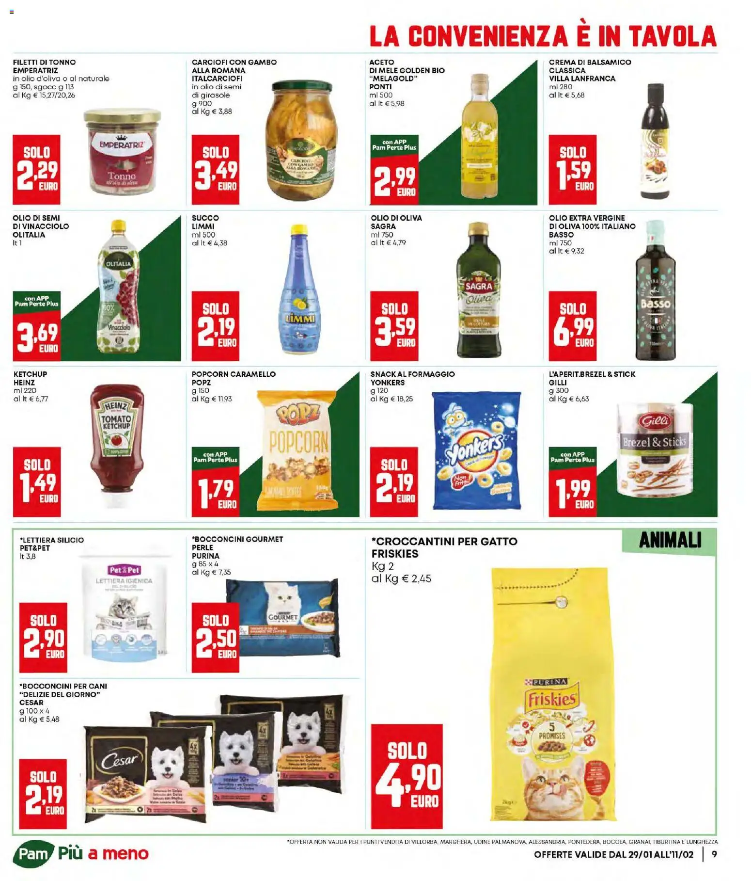 Volantino Panorama del 29.01.2026 | Pagina: 9 | Prodotti: Olio, Carciofi, Aceto, Olio di Oliva