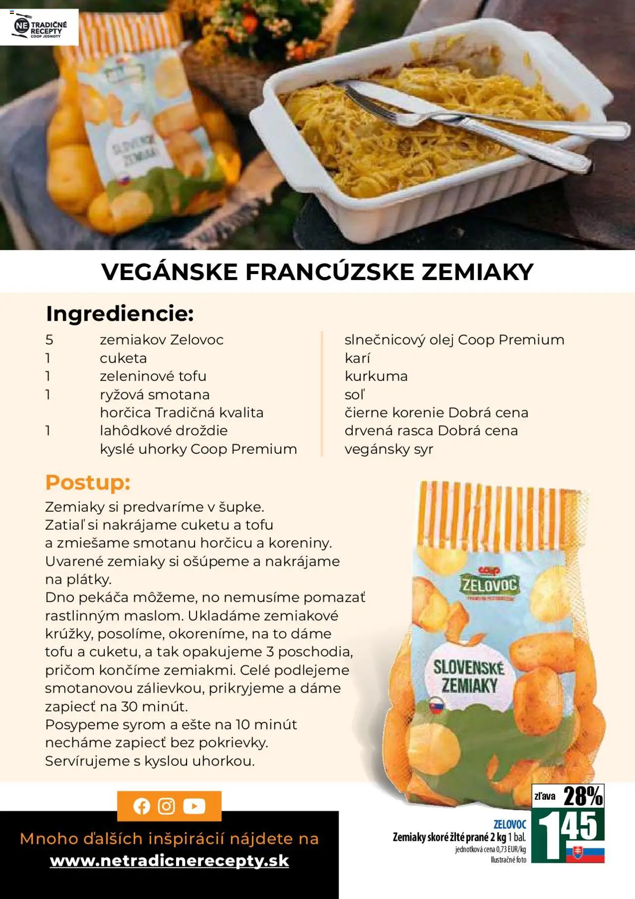 COOP Jednota široká ponuka │ platný od 21.08.2025 | Strana: 43 | Produkty: Syr, Tofu, Čierne korenie, Uhorky