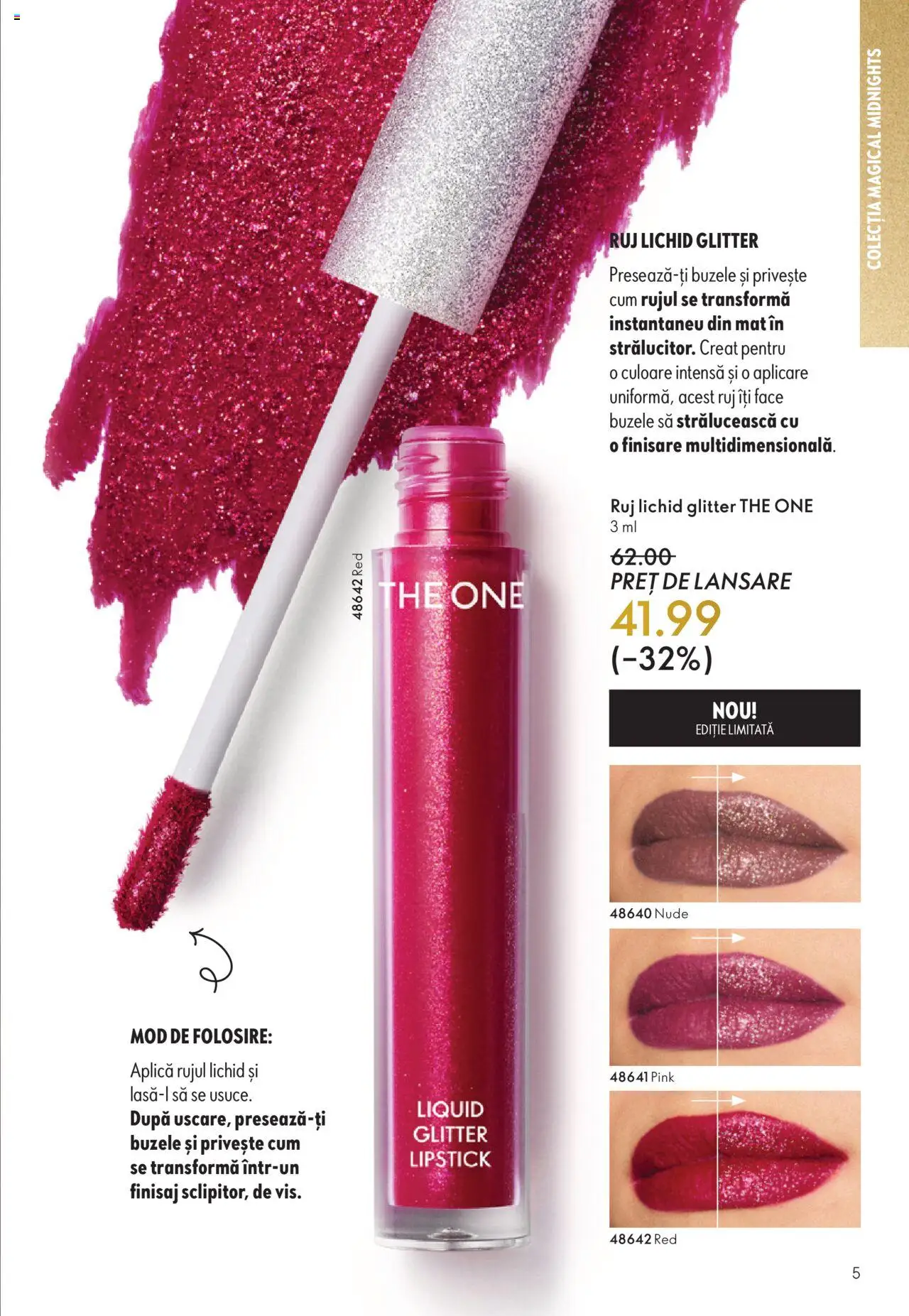 Noul catalog Oriflame – valabil de la 12.11.2025 | Pagină: 5 | Produse: Ruj