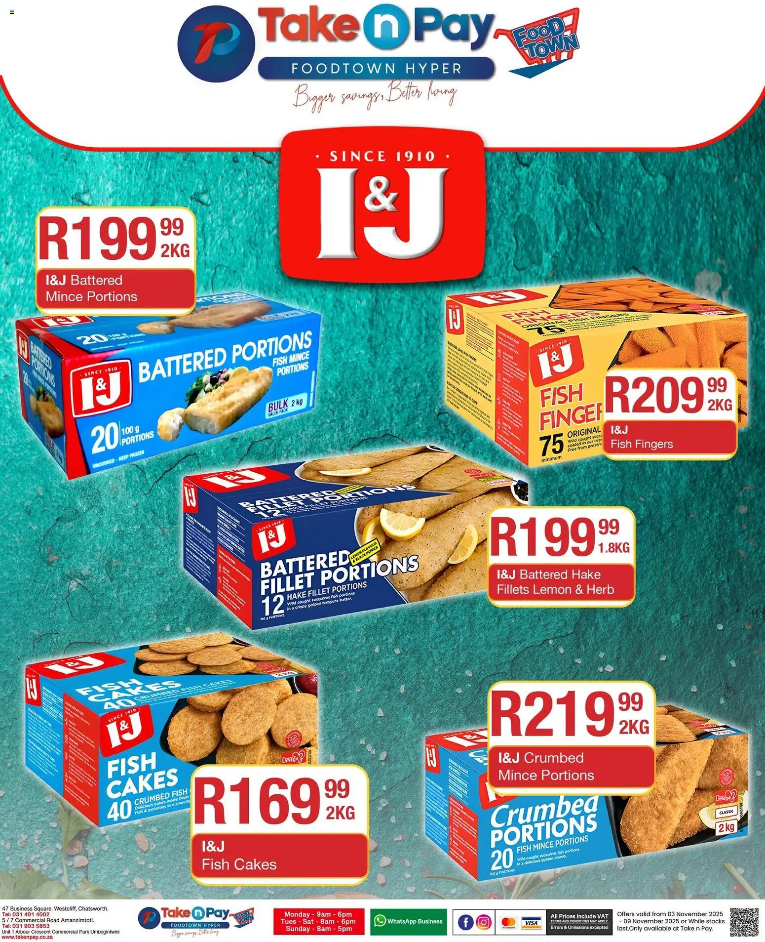 New Take n Pay catalogue – valid from 03.11.2025 | Page: 34 | Products: Fish, Lemon