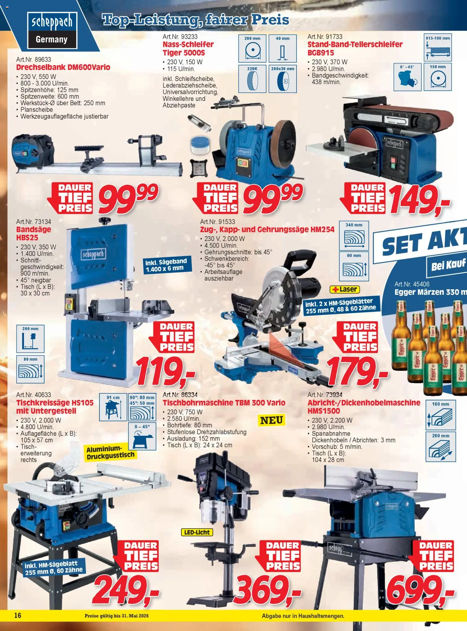 Zgonc Flugblatt Mai I 2026 gültig ab 01.04.2026 | Seite: 16 | Produkte: Bett, Tisch