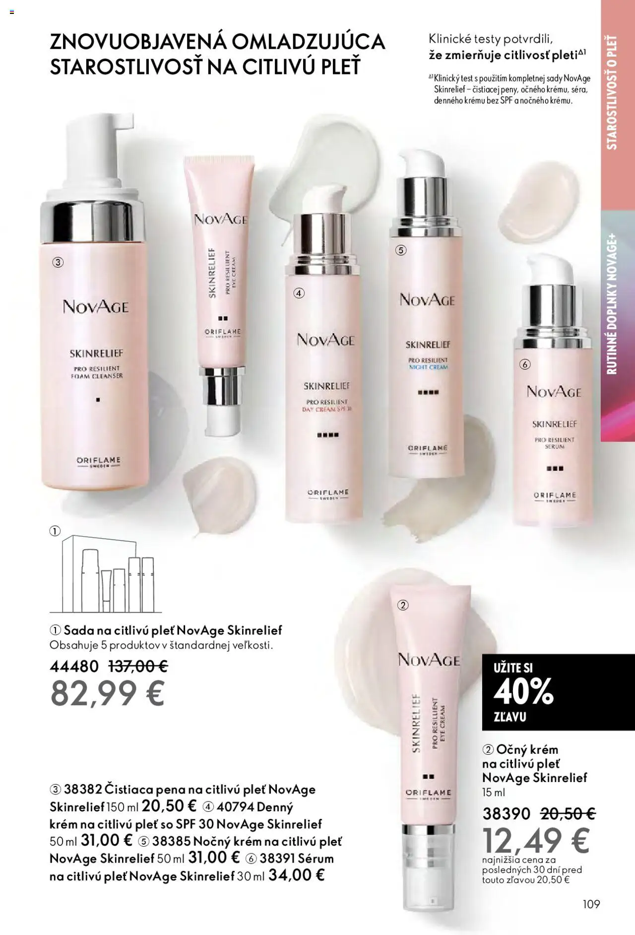 Nové Oriflame akcie – leták je platný od 12.11.2025 | Strana: 109 | Produkty: Krém