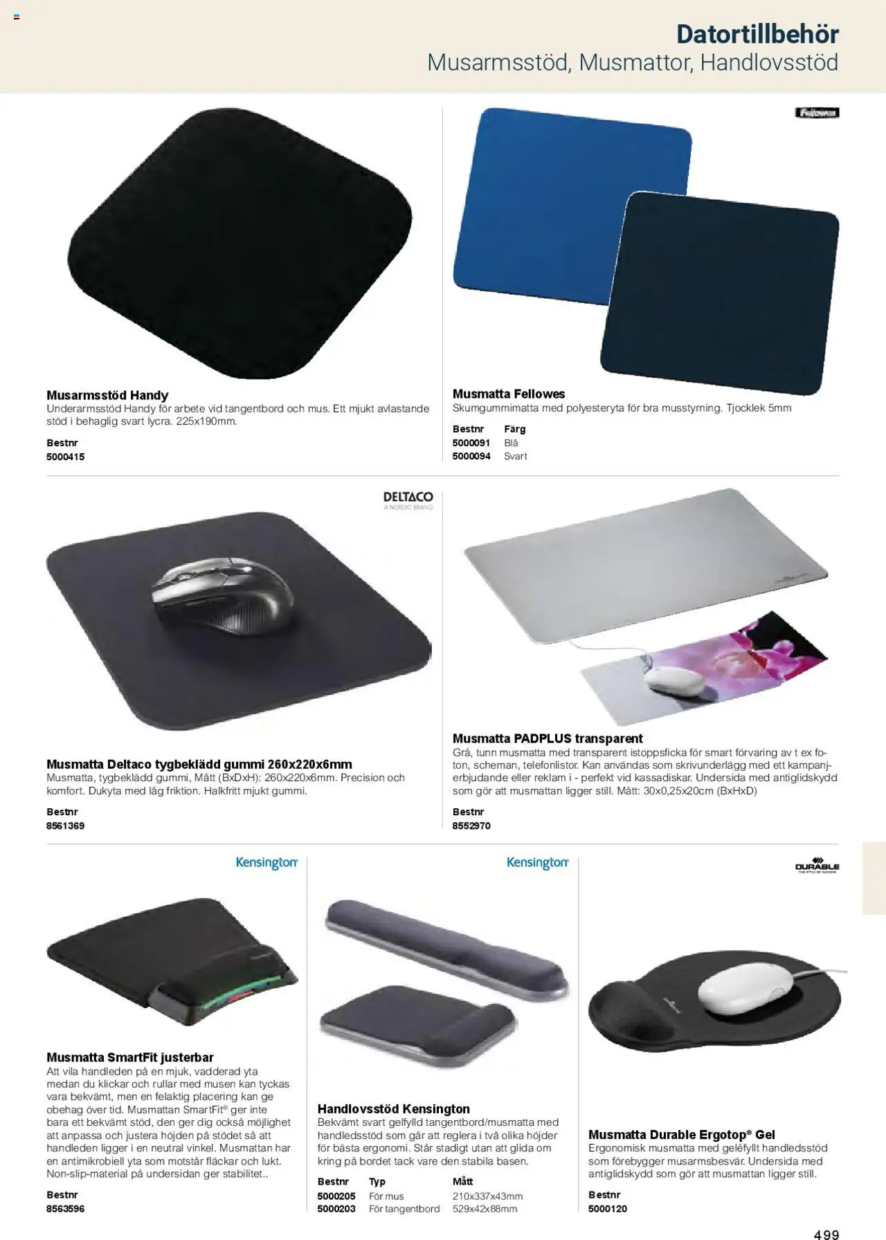 Office Depot reklamblad aktuell från 01.02.2025 | Sida: 501 | Produkter: Mus, Tangentbord, Musmatta