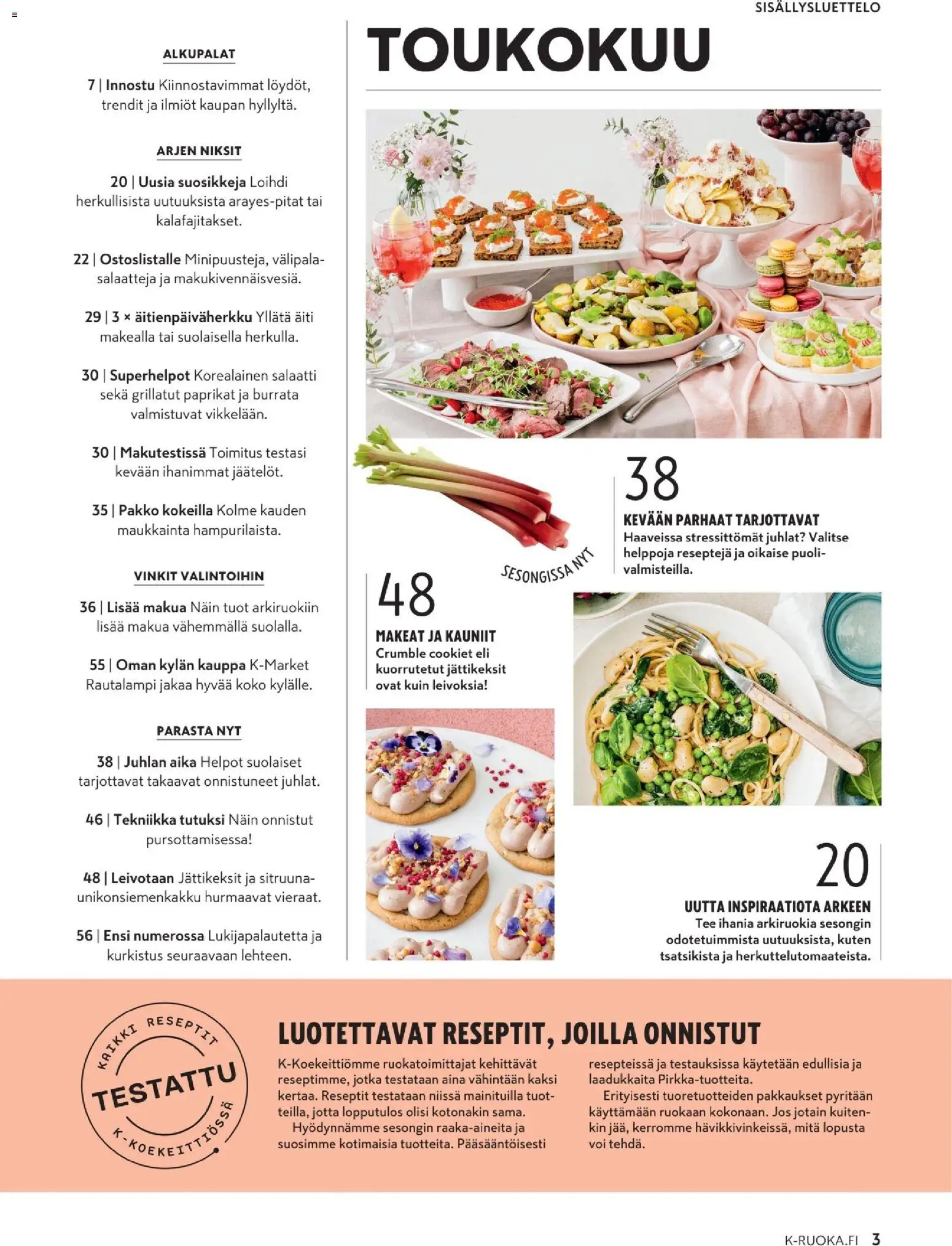 K-Supermarket - K-Ruoka – voimassa 06.05.2026 alkaen | Sivu: 3 | Tuotteet: Voi, Tee, Salaatti