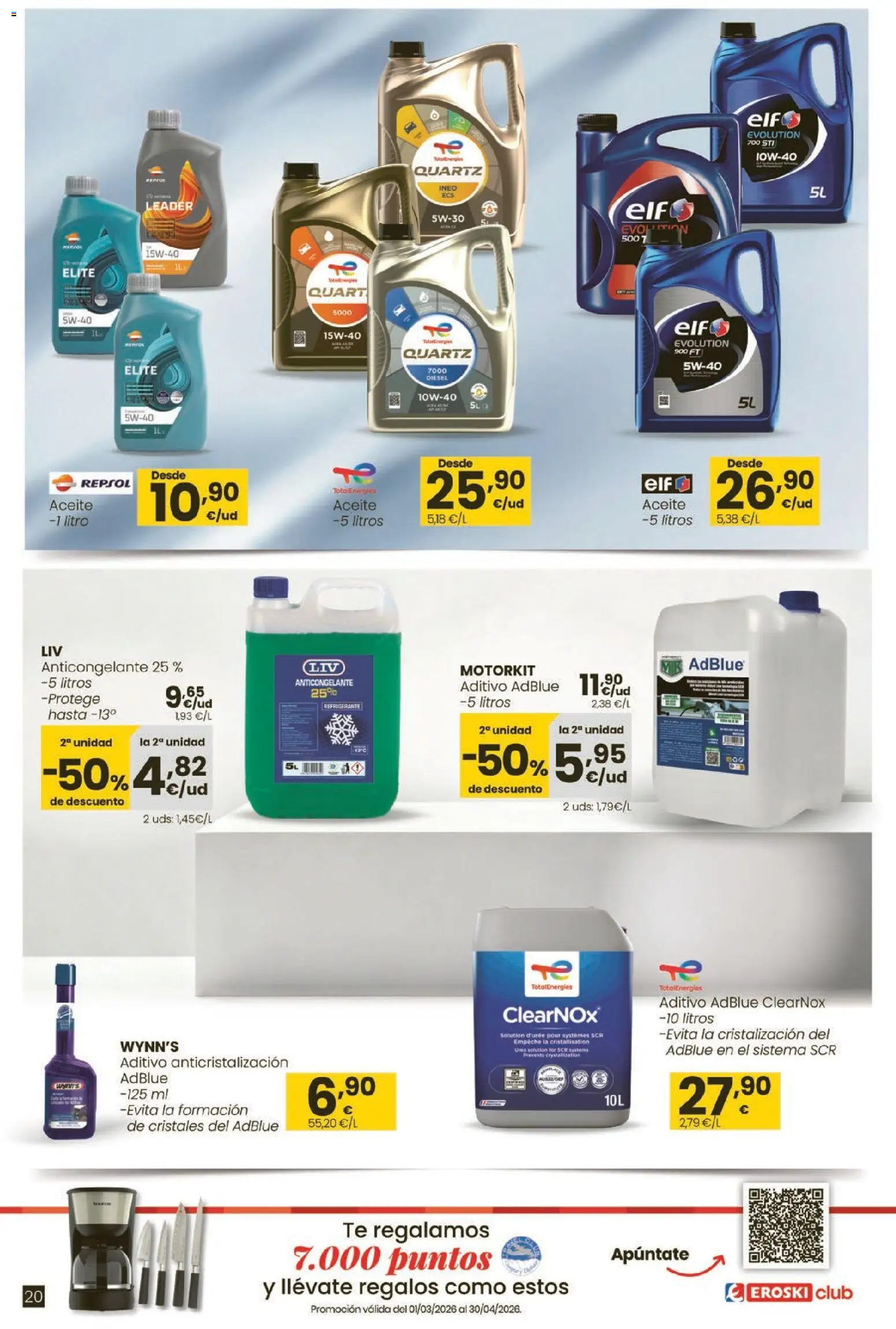 Eroski - Moda primavera-verano 2026 │ válido desde el 26.03.2026 | Página: 20 | Productos: Aceite, Té