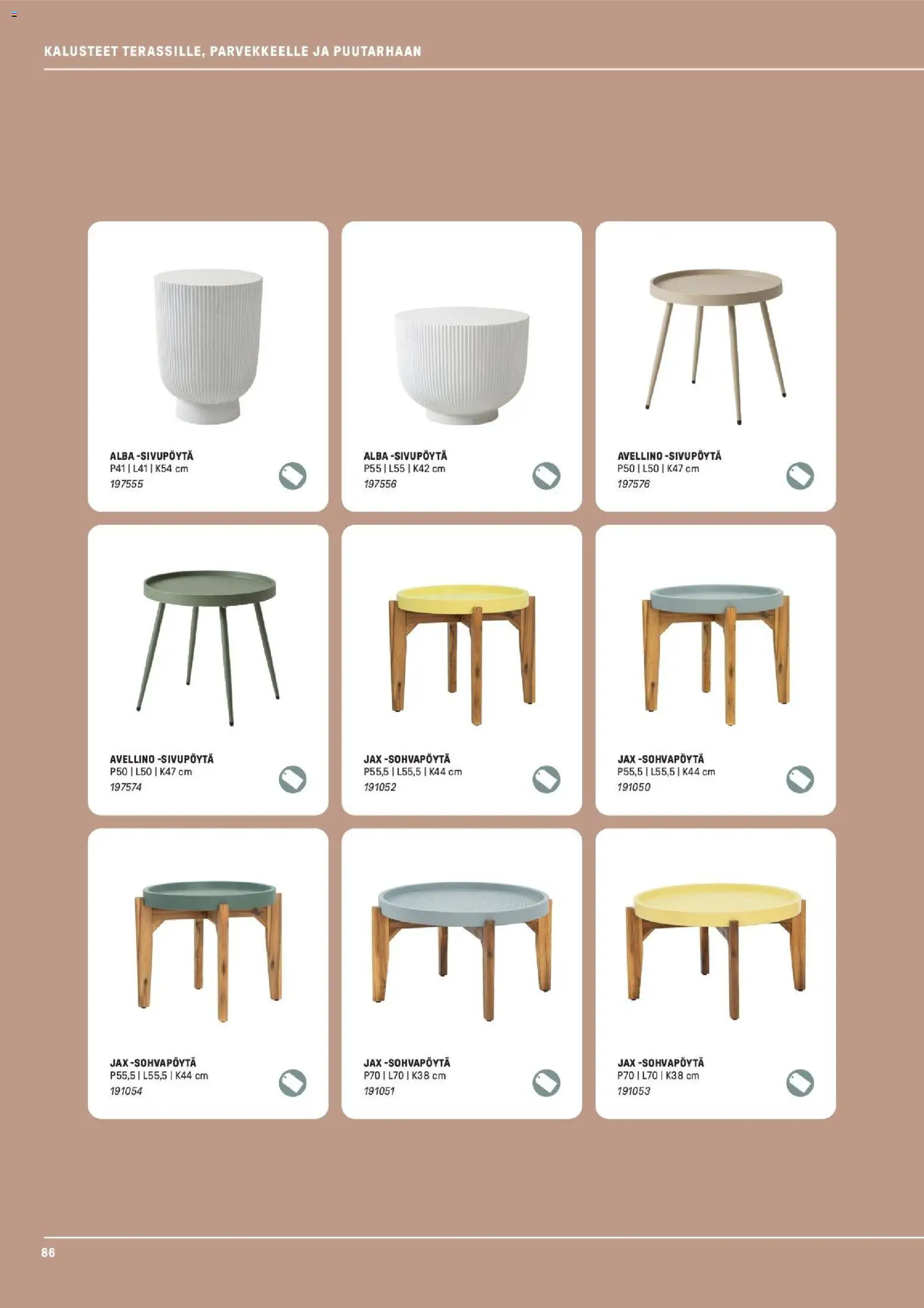 Masku tarjoukset – voimassa 09.03.2026 alkaen | Sivu: 86 | Tuotteet: Sohvapöytä