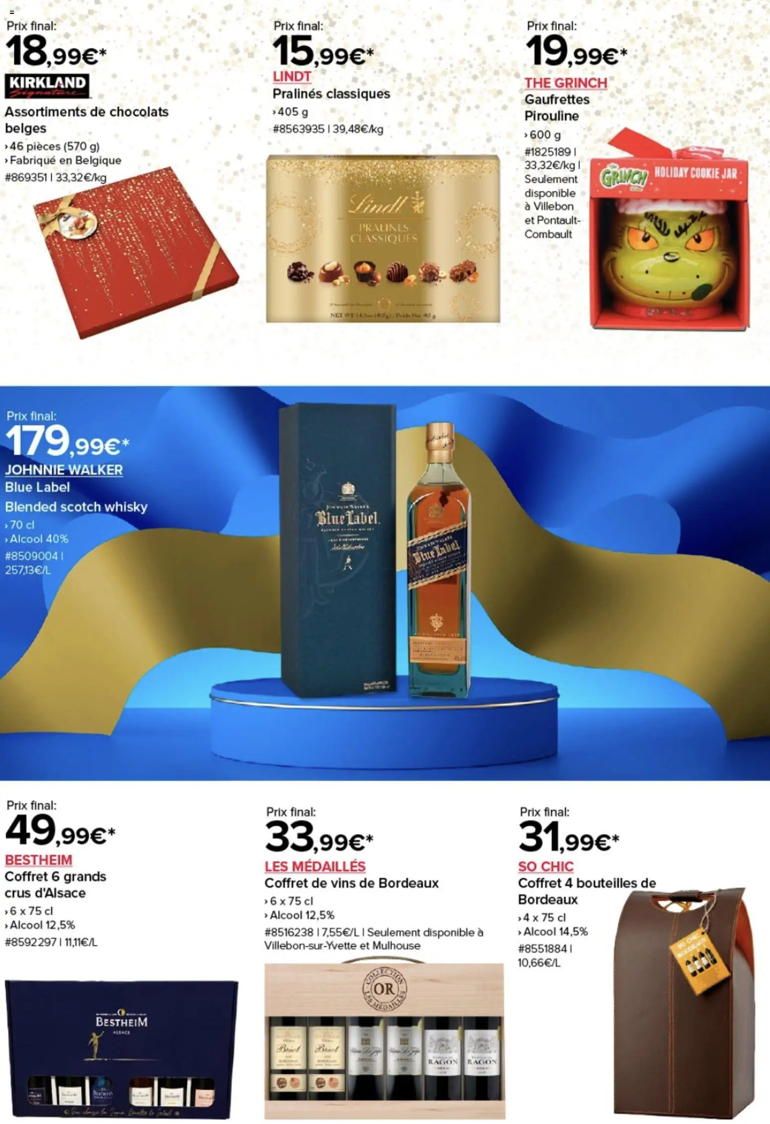 {H1} | Page: 3 | Produits: Whisky, Alcool, Thé, Lindt