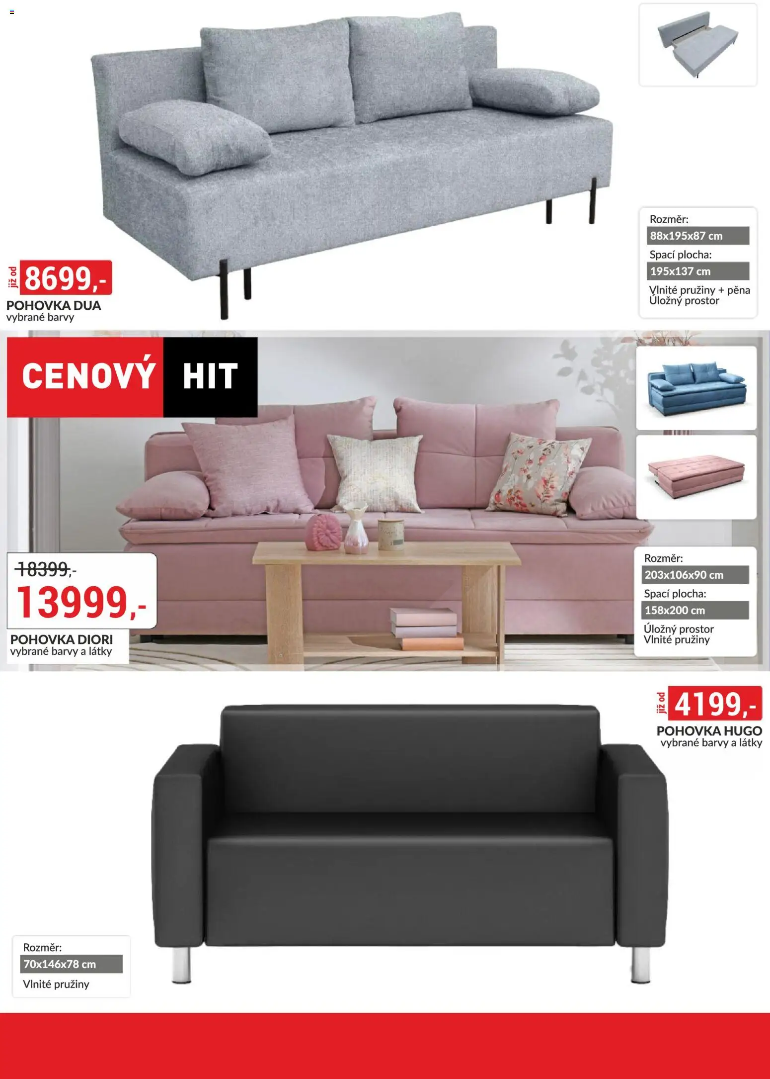 BAUMAX leták - Objevte svět nábytku od 01.04.2026 | Strana: 20 | Produkty: Pohovka, Barvy