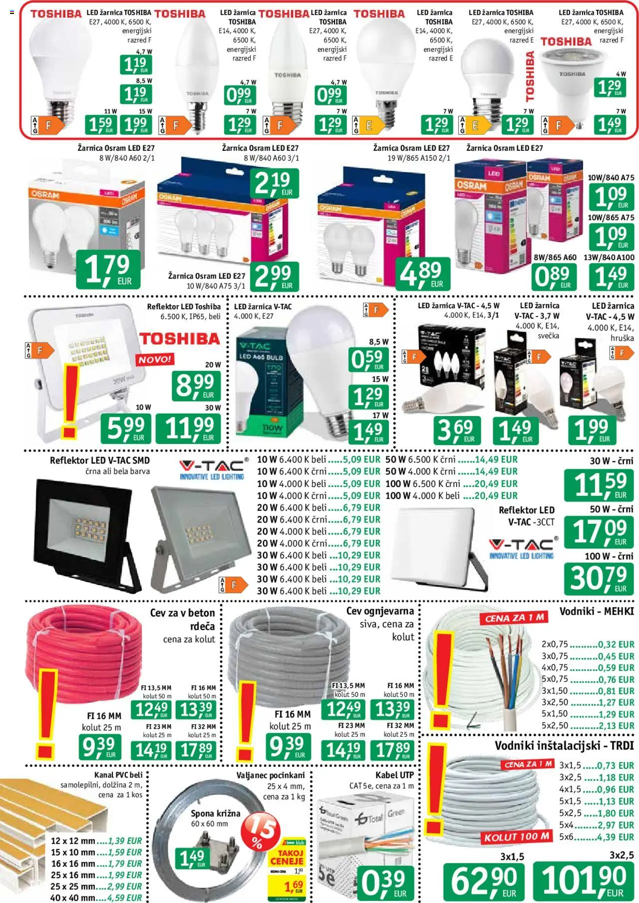 Novi Jager katalog ponudbe – veljaven od 22.10.2025 | Stran: 5 | Izdelki: Hruska, Kos, Barva, Beton