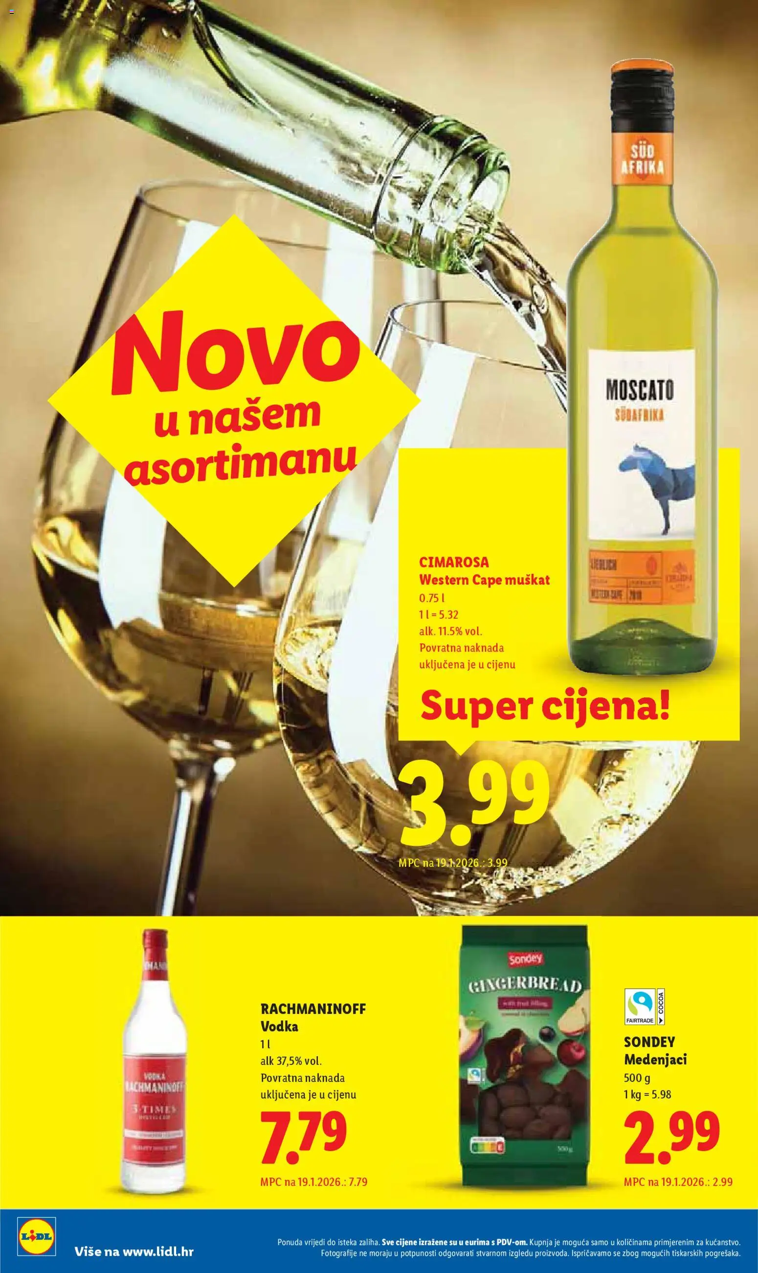Lidl katalog | vrijedi od 19.01.2026 | Stranica: 28 | Proizvodi: Vodka