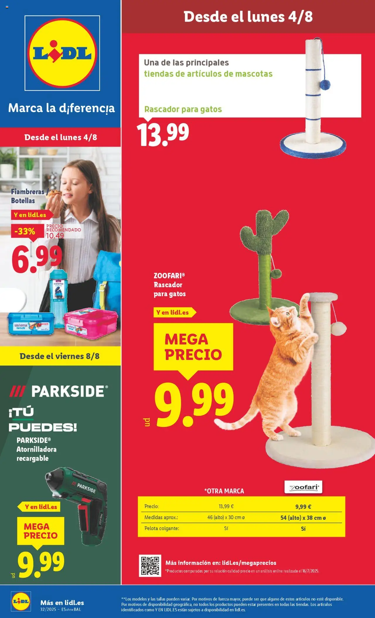 Lidl catálogo de bazar MAD │ válido desde el 04.08.2025 | Página: 1