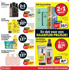 Kruidvat folder week 43 - Voorbeeld van een folder van Kruidvat, geldig van 20.10.2025 | Pagina: 21 | Producten: Shampoo, Conditioner, Haarspray, Masker