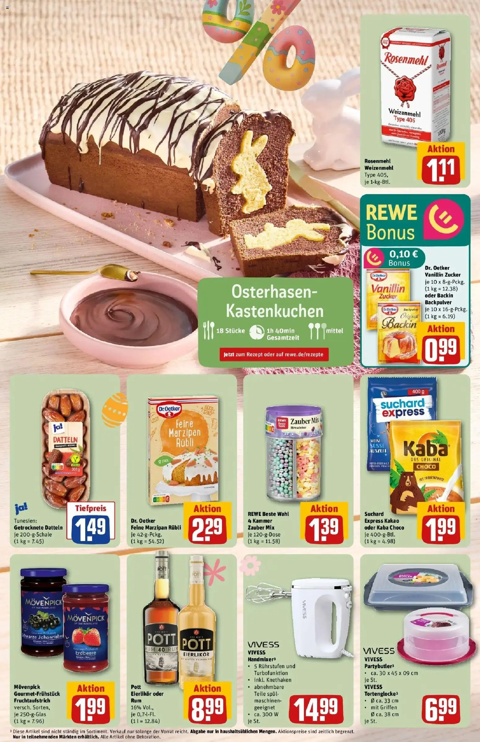 Rewe Prospekt Olching Geiselbullach	 – gültig ab 15.03.2026 | Seite: 5 | Produkte: Mixer, Rum, Weizenmehl, Zucker