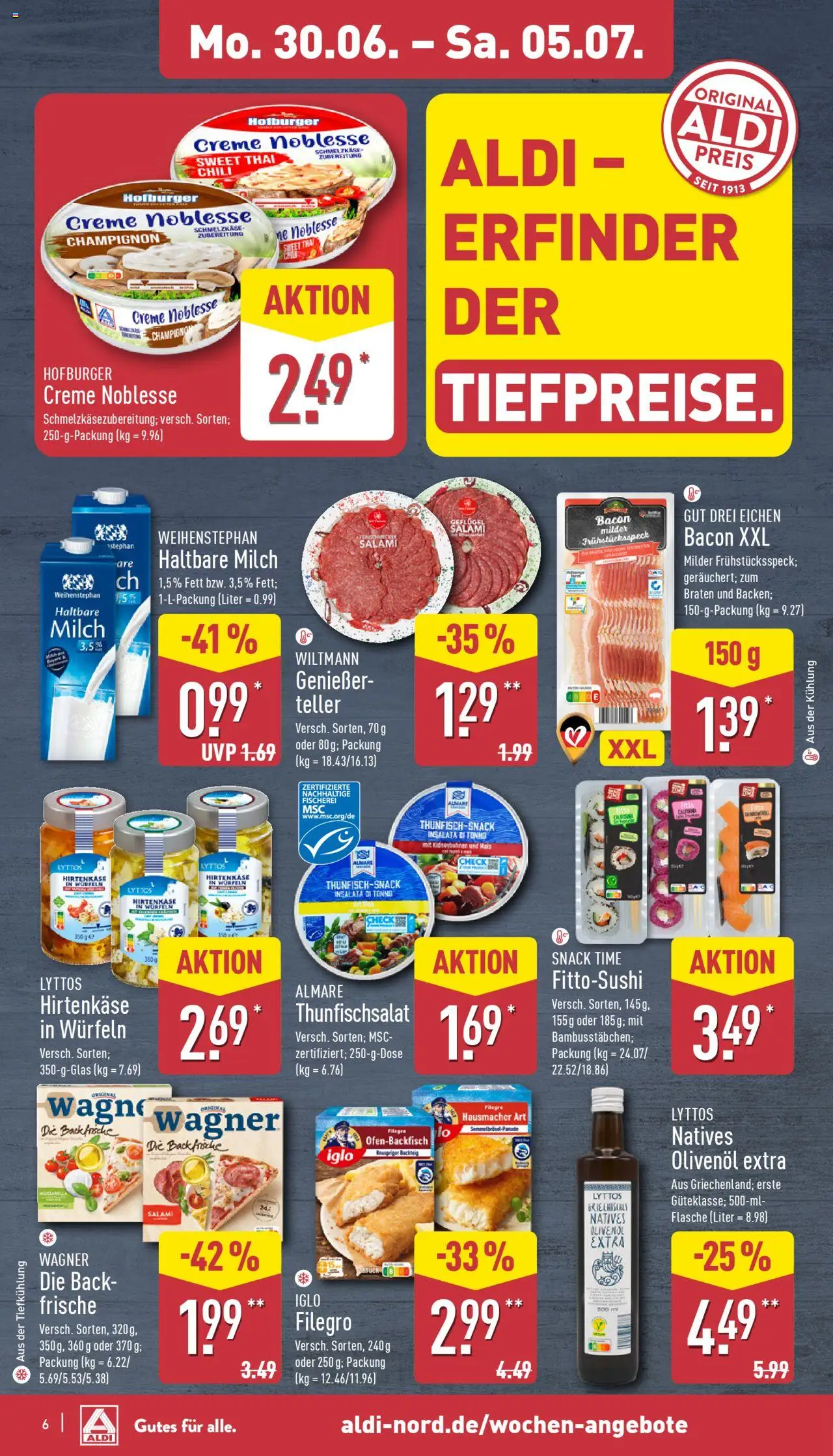 Aldi Prospekt 	 - gültig ab dem 30.06.2025 | Seite: 10 | Produkte: Jim beam, Buttermilch, Cola, Bourbon