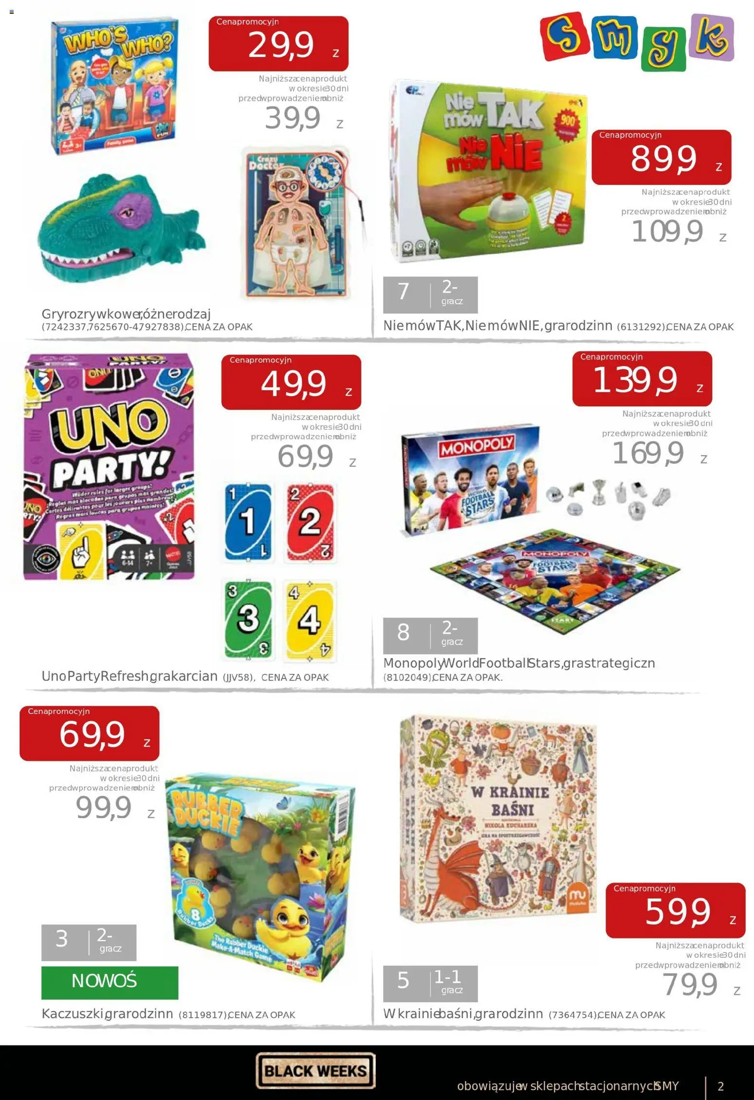 Smyk Black Friday od 04.11.2025 | Strona: 29 | Produkty: Gracz