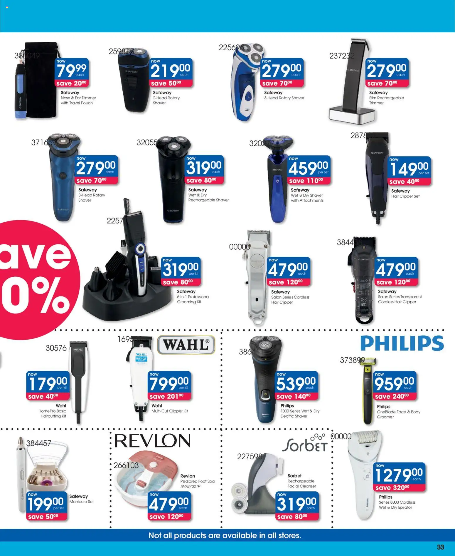 New Clicks catalogue – valid from 23.04.2026 | Page: 33 | Products: Epilator, Hair clipper
