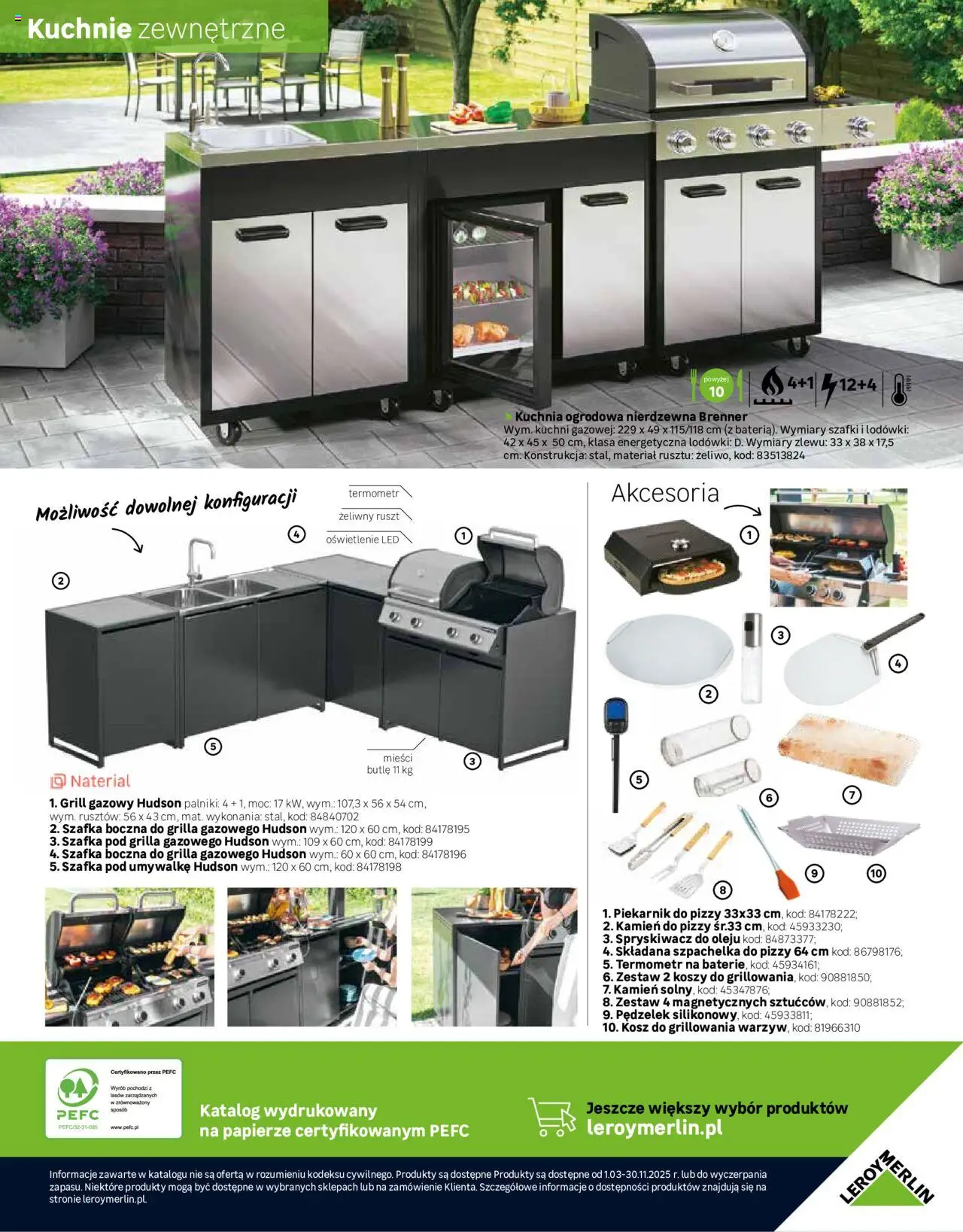 Leroy Merlin Gazetka - Grille  od 01.03.2025 | Strona: 24 | Produkty: Piekarnik, Grill gazowy, Ruszt, Kosz