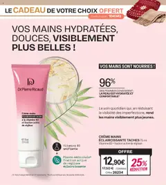 Stanhome - Prévisualisation de Crème mains ÉCLAIRCISSANTE TACHES 75 ml, Crème mains ÉCLAIRCISSANTE TACHES à la vitamine B3 et fraction active de réglisse valide à partir de 20.10.2025 | Page: 21 | Produits: Crème