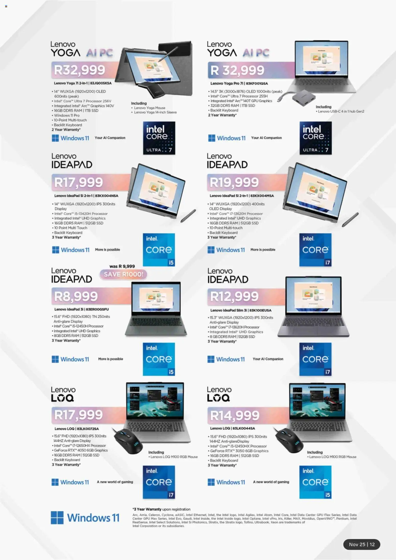 New Computer Mania catalogue – valid from 01.11.2025 | Page: 6 | Products: Data, PC, Mouse, Keyboard