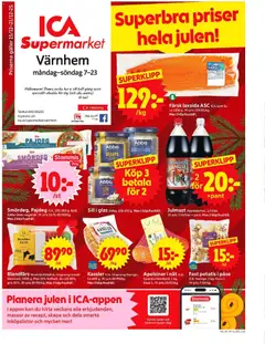 ICA Supermarket - Malmö - Förhandsvisning av reklamblad från butik ICA Supermarket aktuell från 15.12.2025