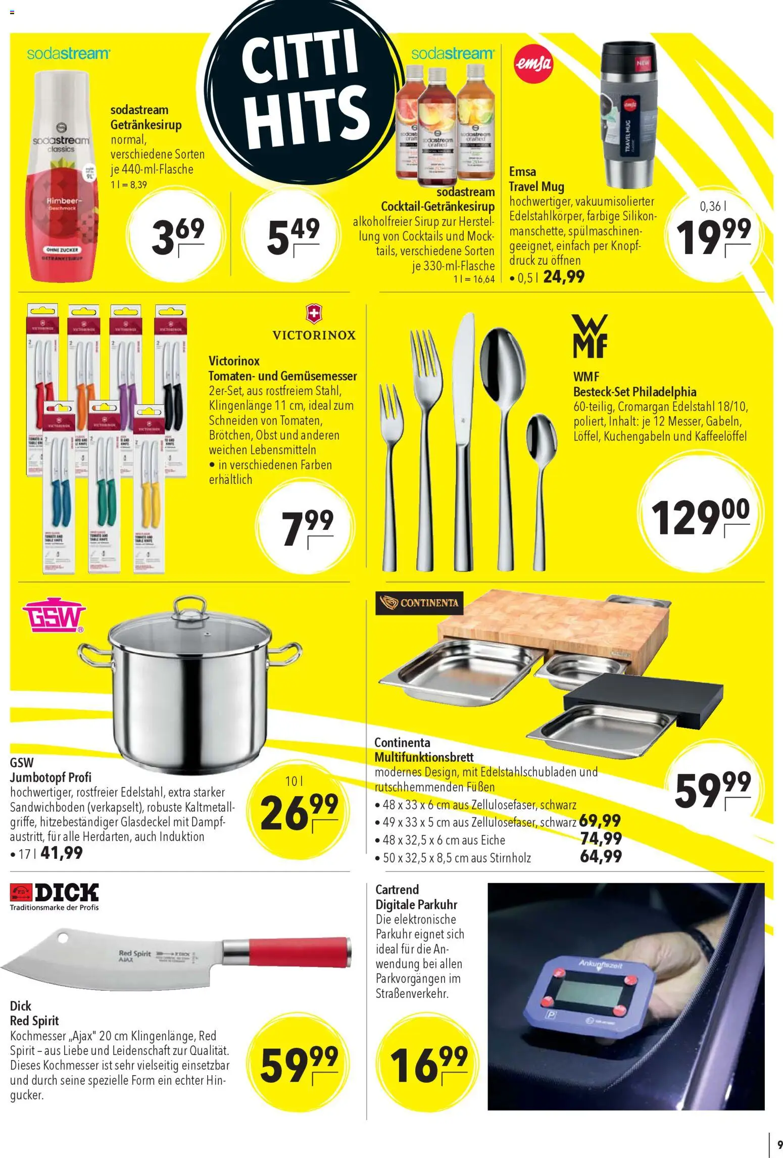 CITTI Markt Markenwelten – gültig ab 25.02.2026 | Seite: 9 | Produkte: Philadelphia, Tomaten, Obst, Zucker