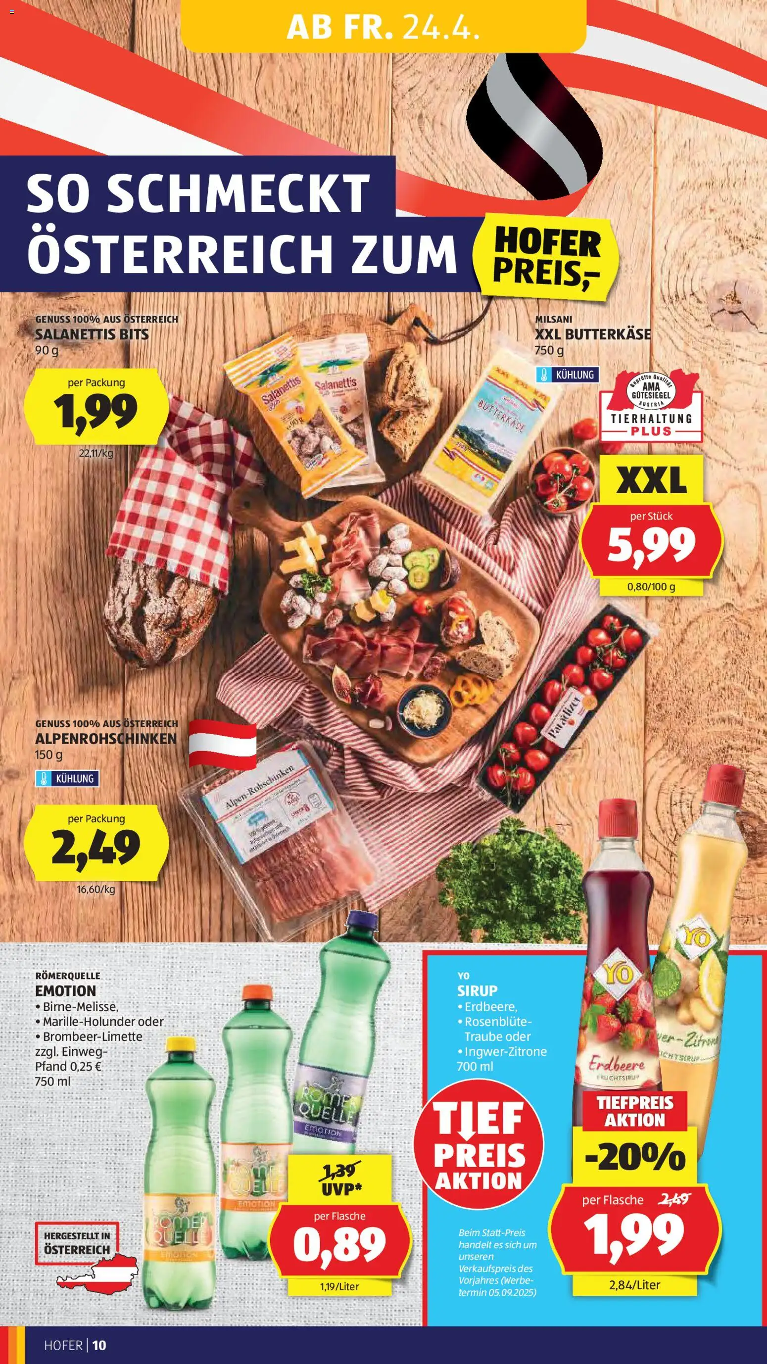 Hofer AT Akciós Újság 2026.04.24.-tól/töl - fantasztikus ajánlatokat! 🛍️ | Magyarország