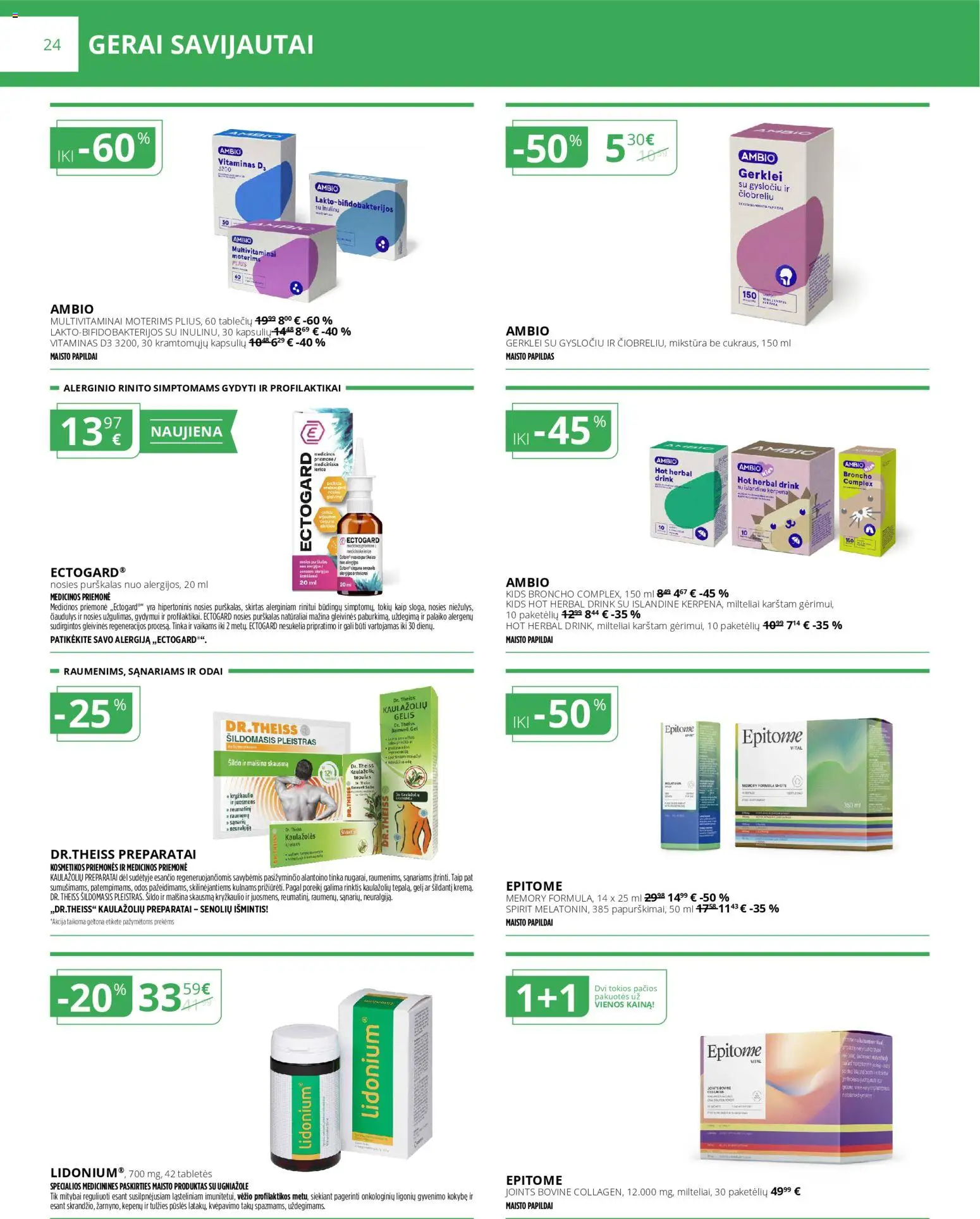 Norfa vaistinė akcijos nuo 01.03.2026 | Puslapis: 24