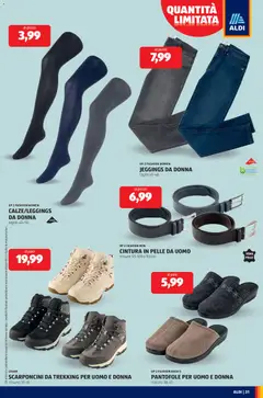 Anteprima del volantino PANTOFOLE PER UOMO E DONNA, UP 2 FASHION BASICS, misure: 38-45 valido a partire dal 24.11.2025 | Pagina: 31 | Prodotti: Pantofole, Cintura