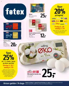Eksempel på tilbudsavis Føtex - Tilbudsavis fra butik Føtex gyldig fra 01.08.2025