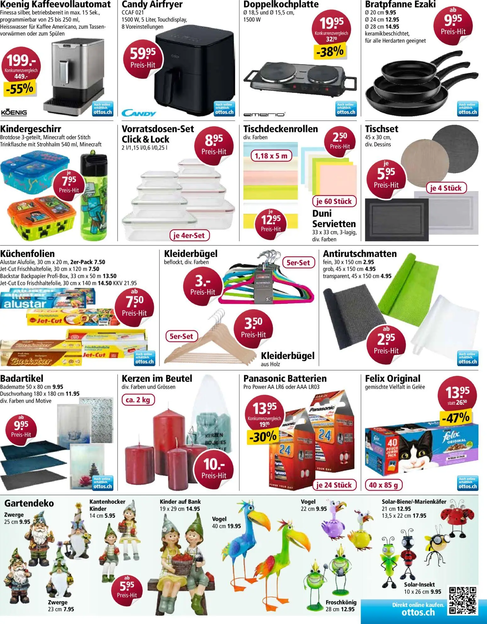 Otto's aktionen – gültig ab 17.03.2026 | Seite: 3 | Produkte: Kleiderbügel, Kaffee, Kaffeevollautomat, Panasonic
