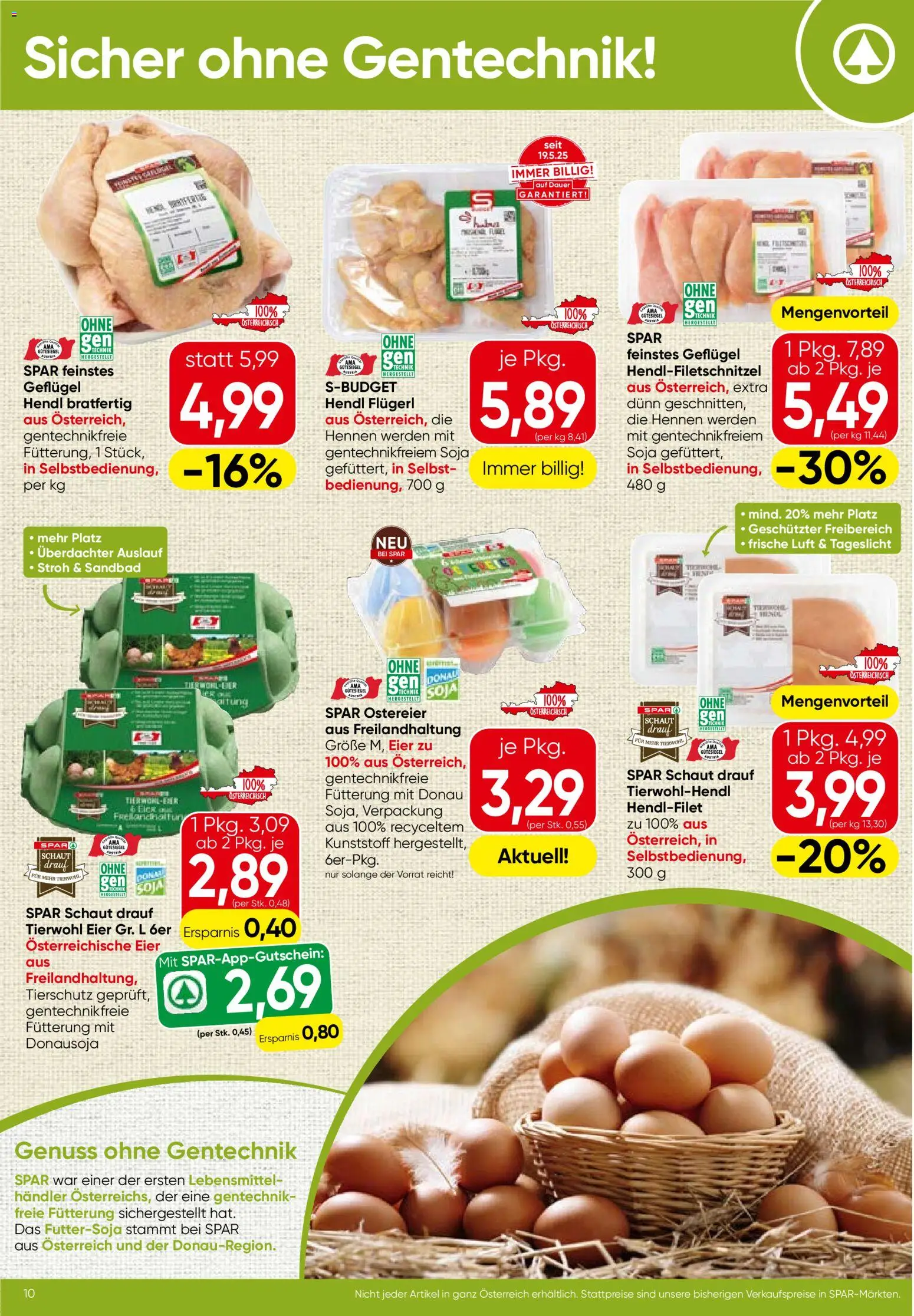 Spar Flugblatt - Oberösterreich gültig ab 05.03.2026 | Seite: 10 | Produkte: Libacomb, Eier