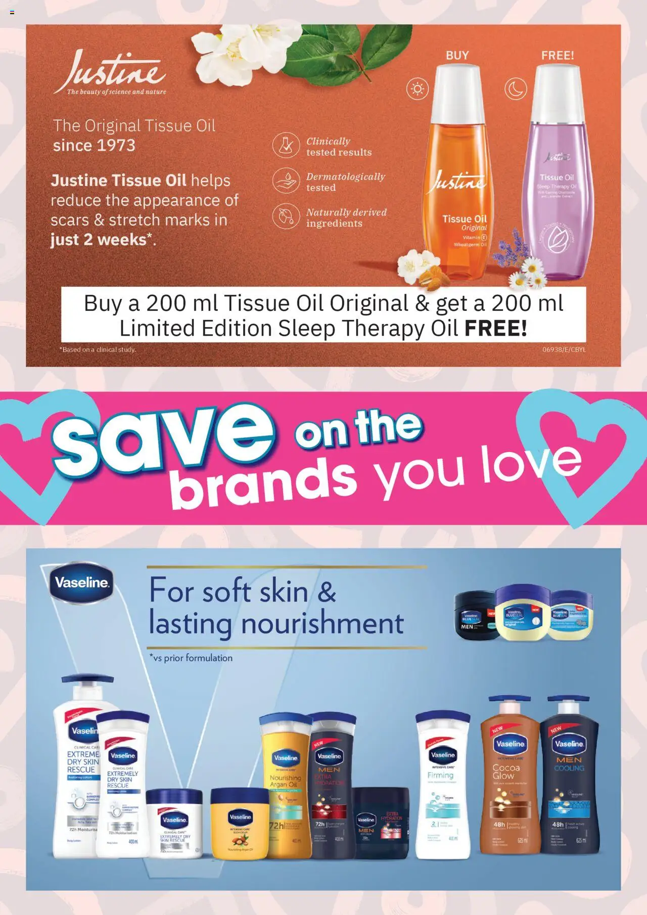 Clicks - Clubcard Magazine │ valid from 01.08.2025 | Page: 78 | Products: Tissue oil, Oil, Lotion