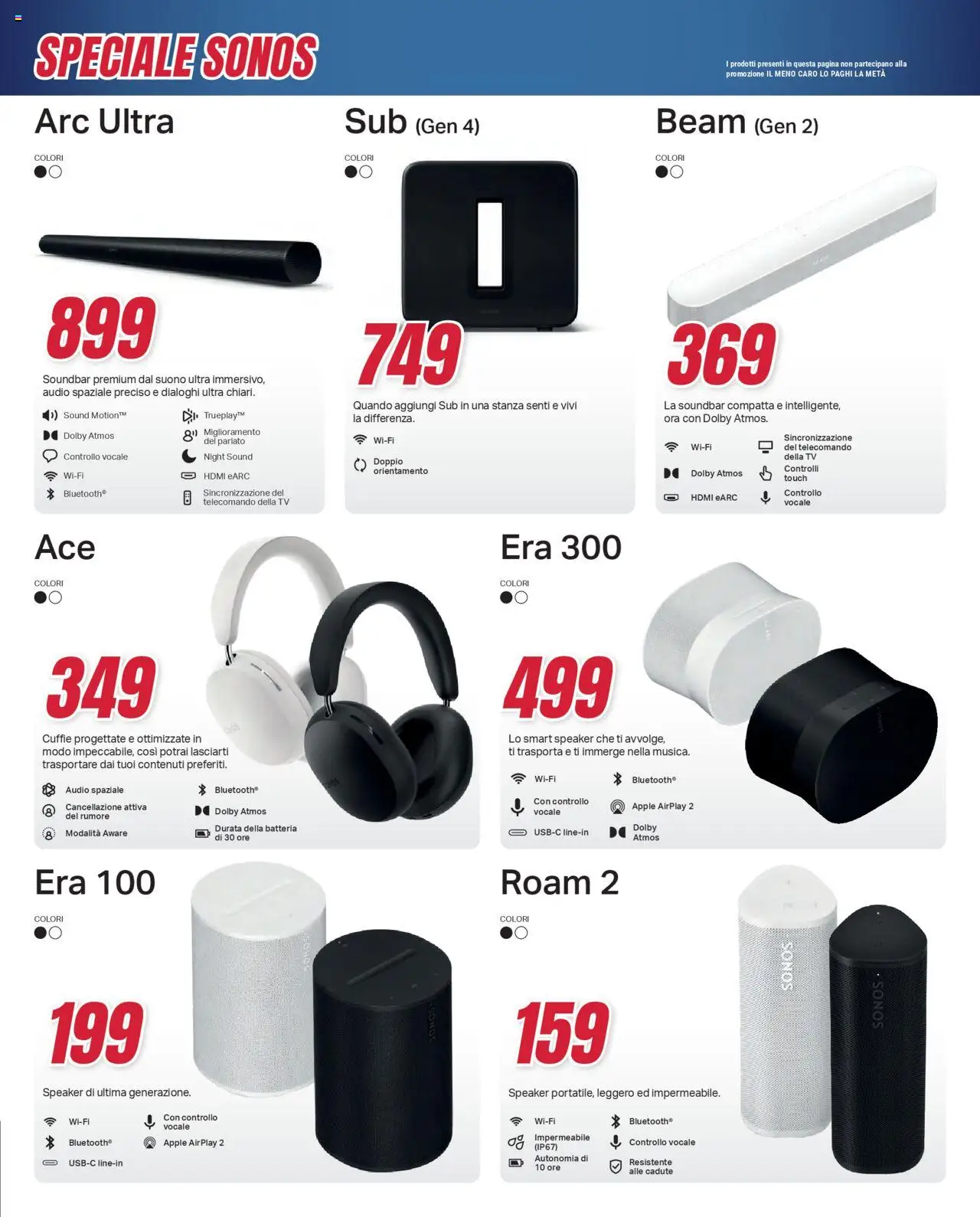 Volantino Trony del 21.08.2025 | Pagina: 10 | Prodotti: Telecomando, Audio, Cuffie, Batteria