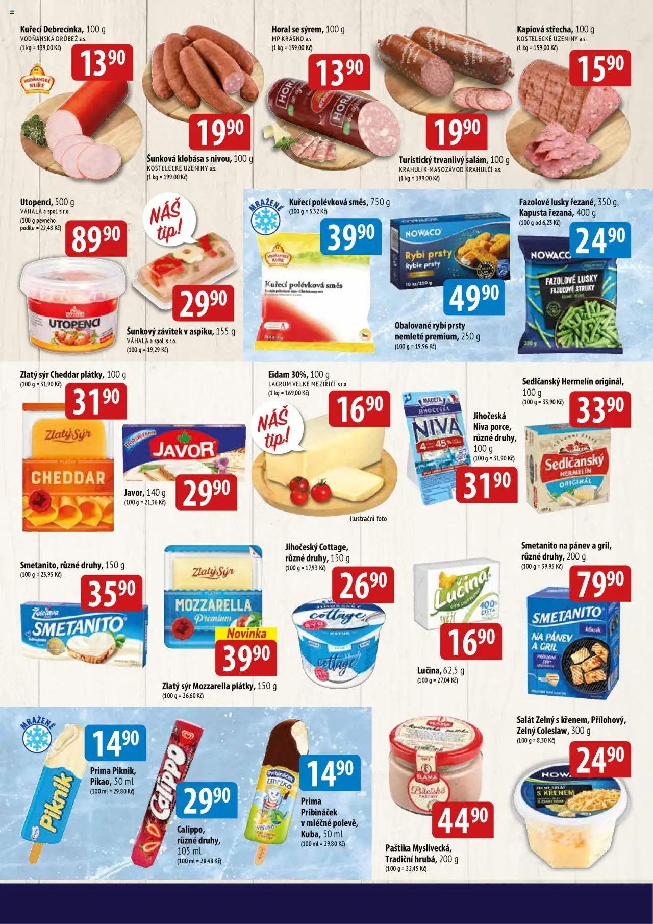 BALA velký leták + od 06.08.2025 | Strana: 3 | Produkty: Fazolové lusky, Pánev, Eidam, Mozzarella