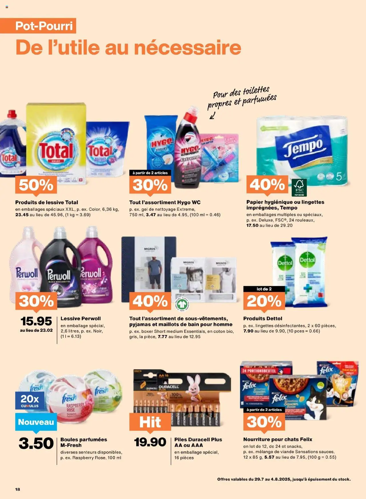 Migros Aktionen FR ab 29.07.2025 | Seite: 18 | Produkte: Boxer