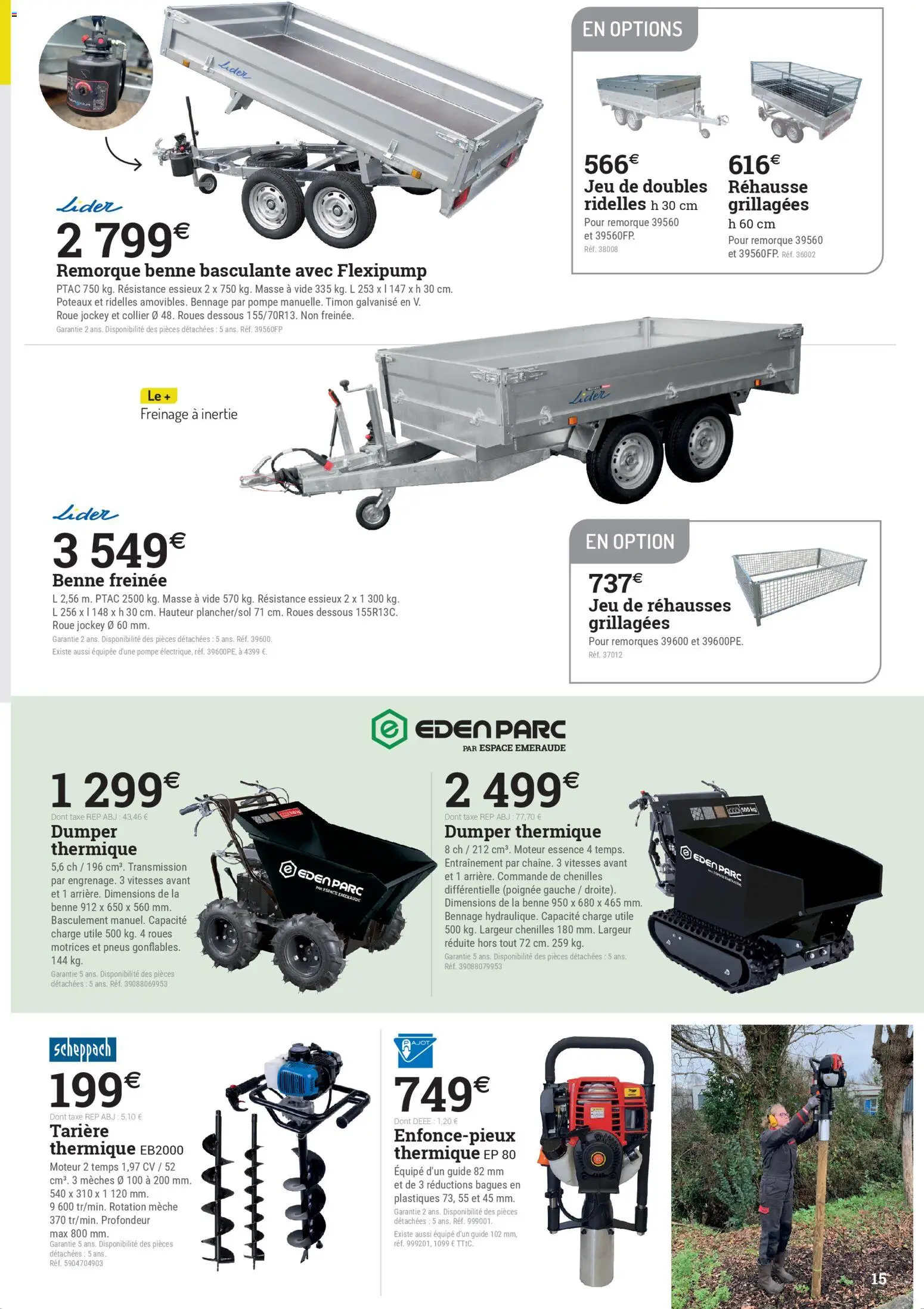 {H1} | Page: 15 | Produits: Pneus, Remorque, Collier, Roue jockey