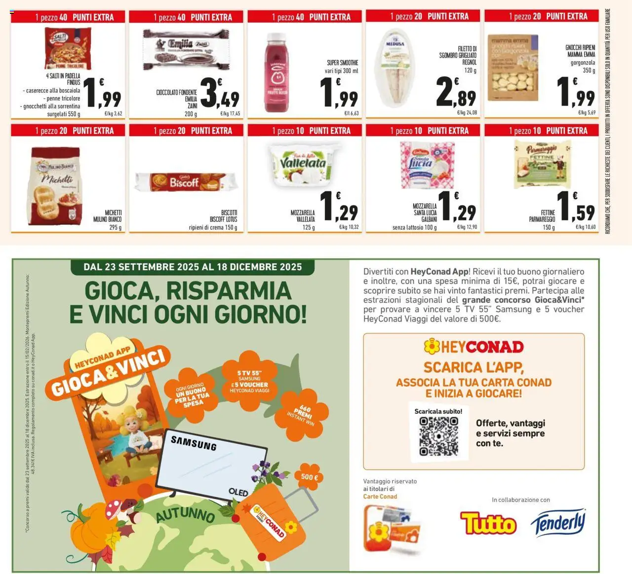 Volantino Conad del 08.10.2025 | Pagina: 47 | Prodotti: Penne, Sgombro, Gorgonzola, Gnocchetti