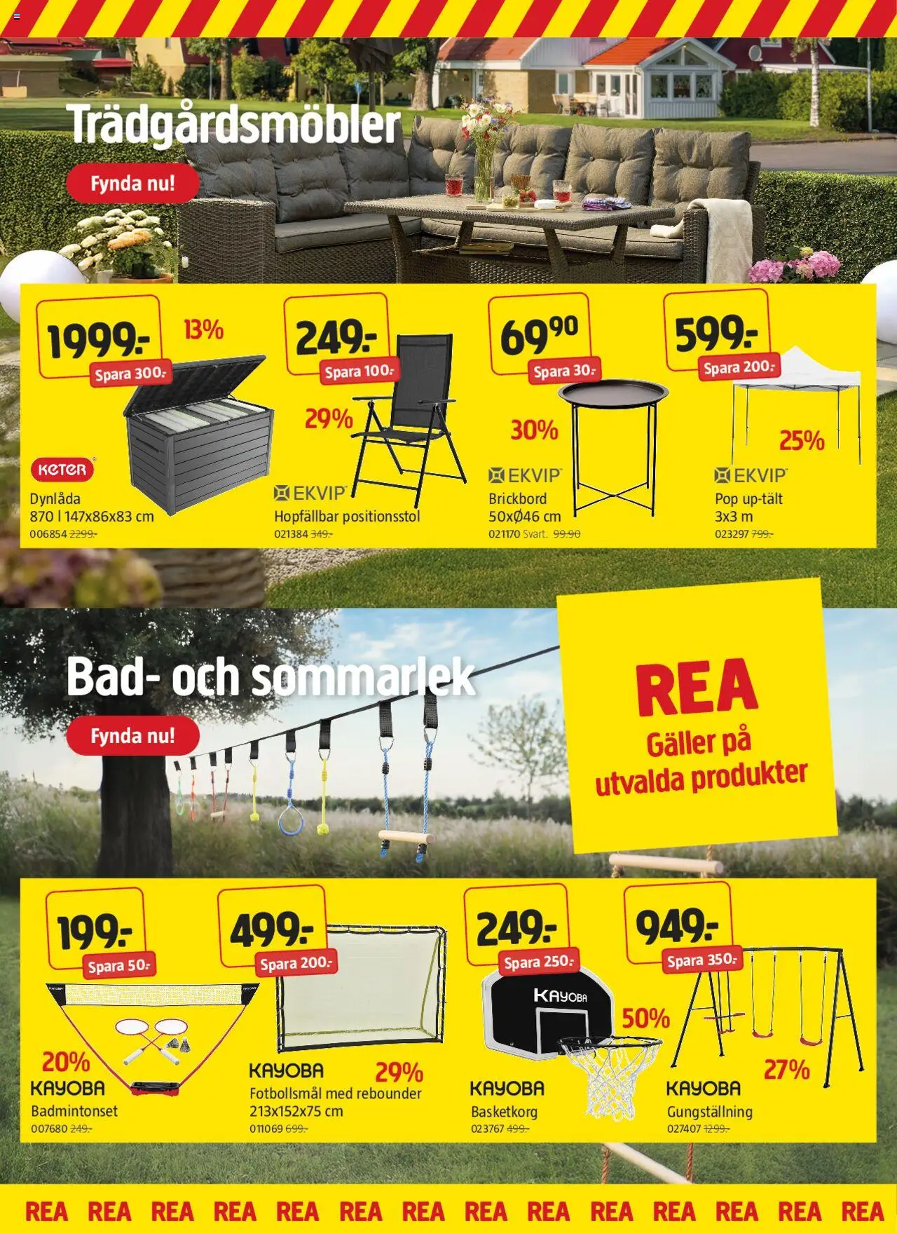 Jula reklamblad aktuell från 07.08.2025 | Sida: 12 | Produkter: Dynlåda, Basketkorg, Fotbollsmål, Galler