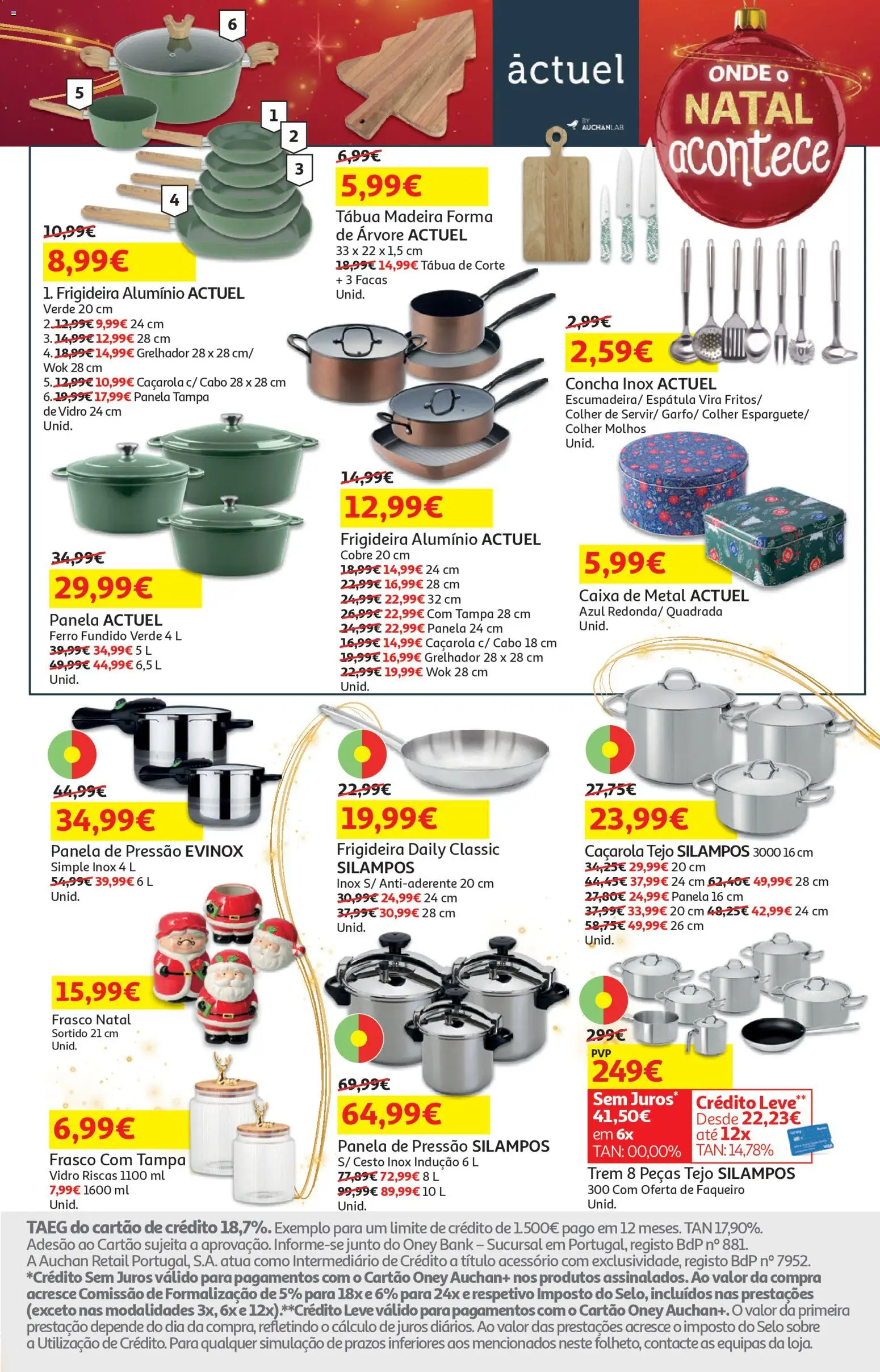 Auchan - Presentes │ válido de 05.12.2025 | Página: 15 | Produtos: Tábua, Ferro, Frigideira, Caixa