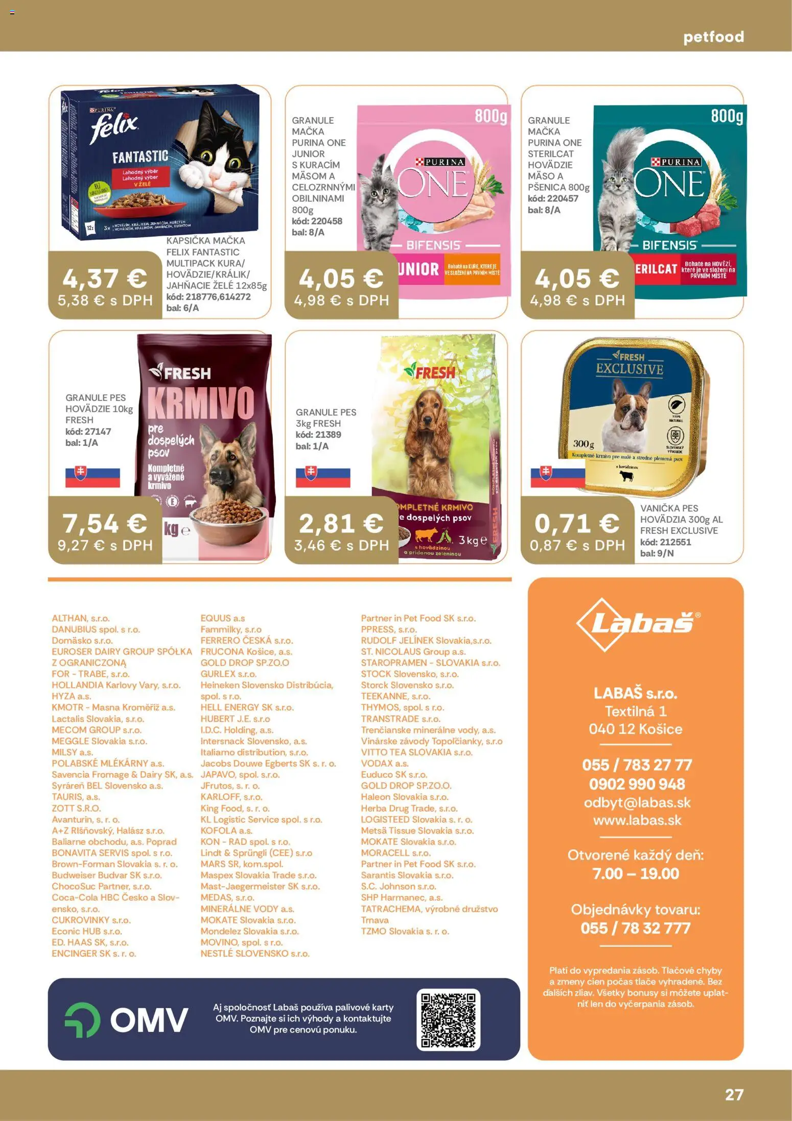 Nové Labaš akcie – leták je platný od 13.02.2026 | Strana: 27 | Produkty: Felix, Lindt, Budvar, Staropramen