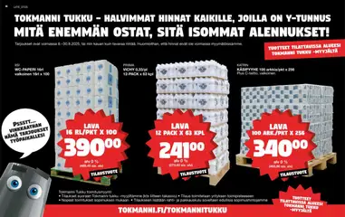 Tokmanni-mainoslehti voimassa 08.09.2025 alkaen