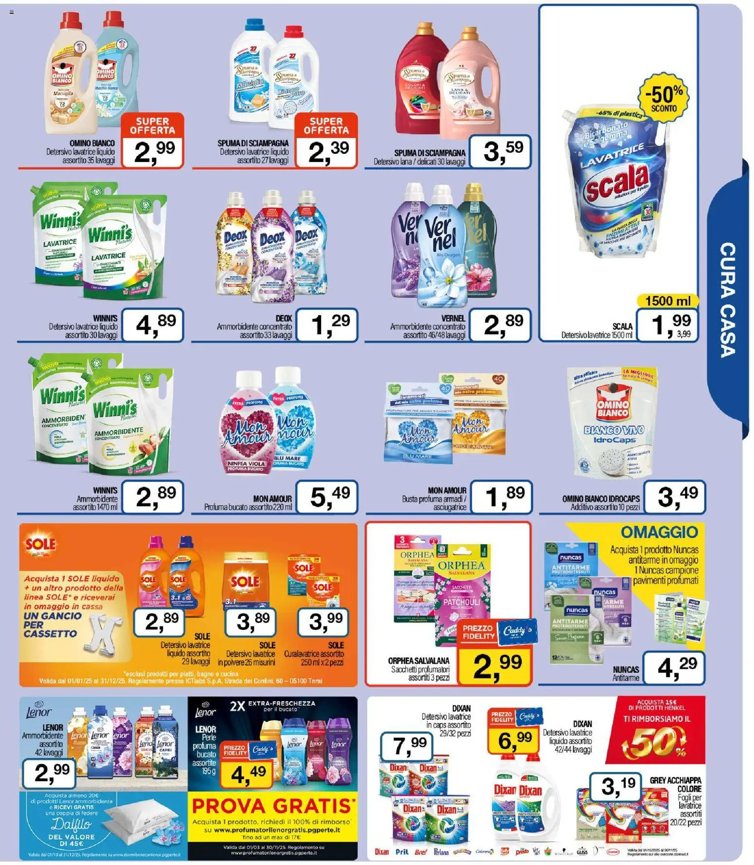 Volantino Caddy's del 23.10.2025 | Pagina: 7 | Prodotti: Lavatrice, Asciugatrice, Scala, Profumo
