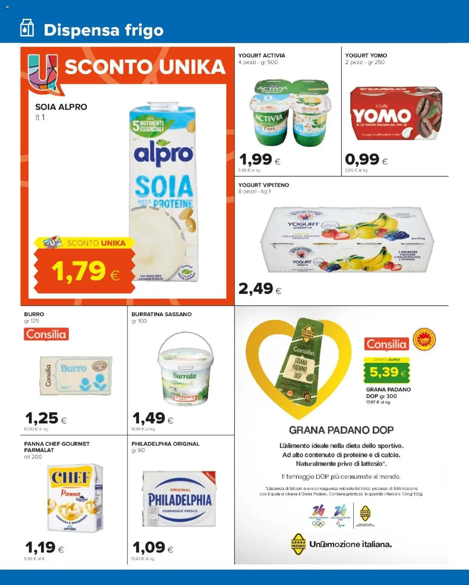 Volantino Tigre del 06.11.2025 | Pagina: 6 | Prodotti: Banane, Formaggio, Burro, Burrata