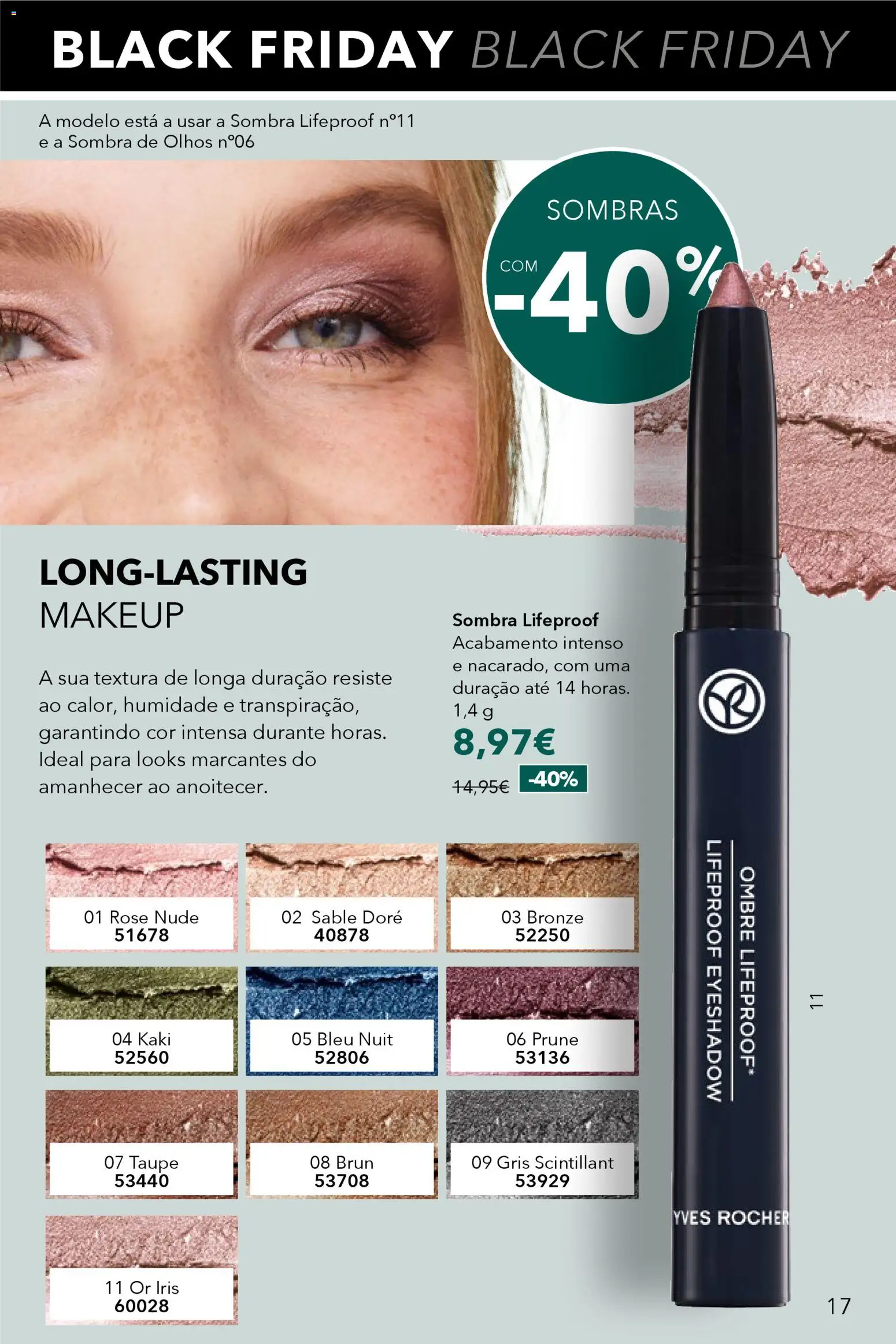 Yves Rocher - Black Friday │ válido de 12.11.2025 | Página: 17 | Produtos: Sombras