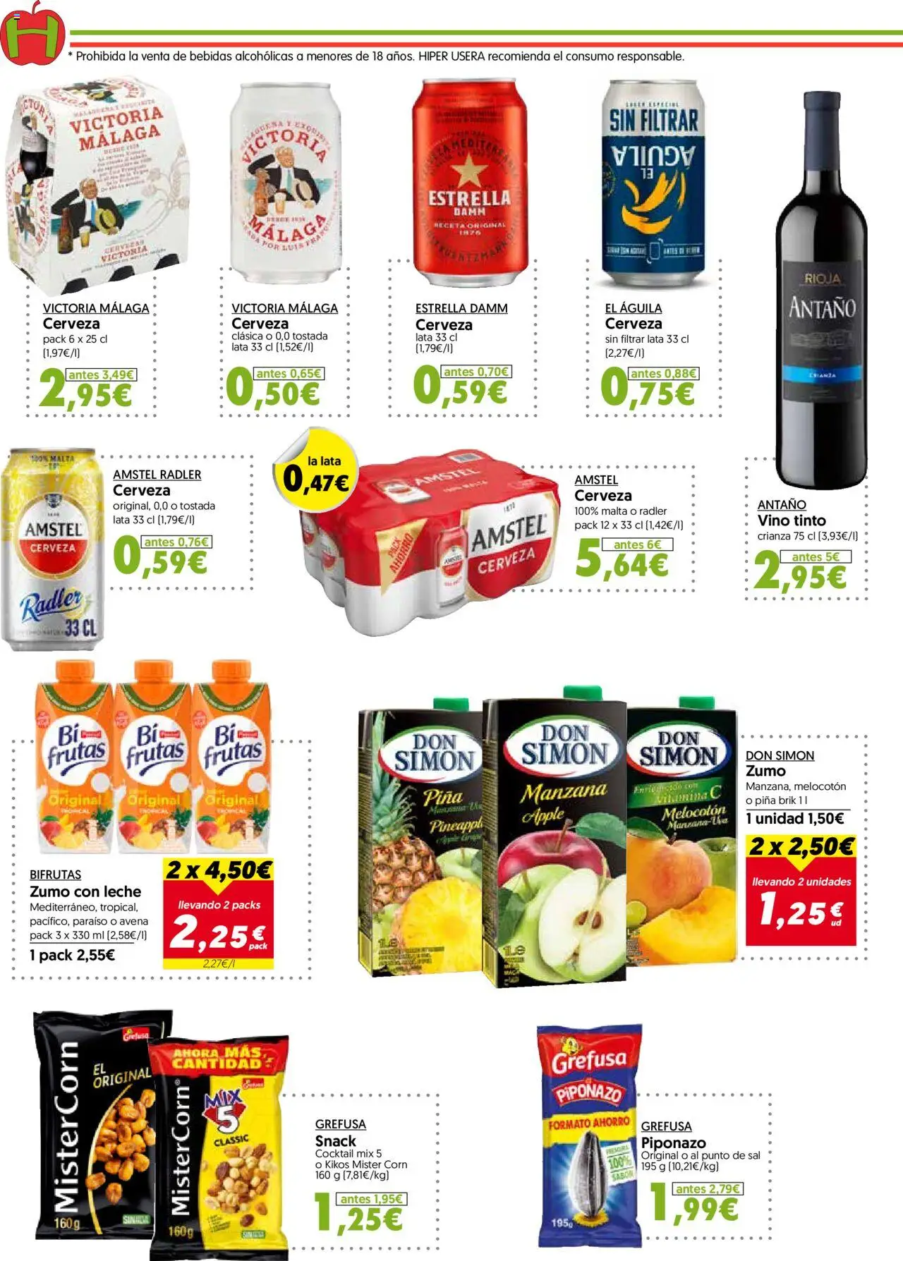 Hiper Usera folleto │ válido desde el 01.10.2025 | Página: 6 | Productos: Vino, Piña, Ροζ πιπέρι, Apple